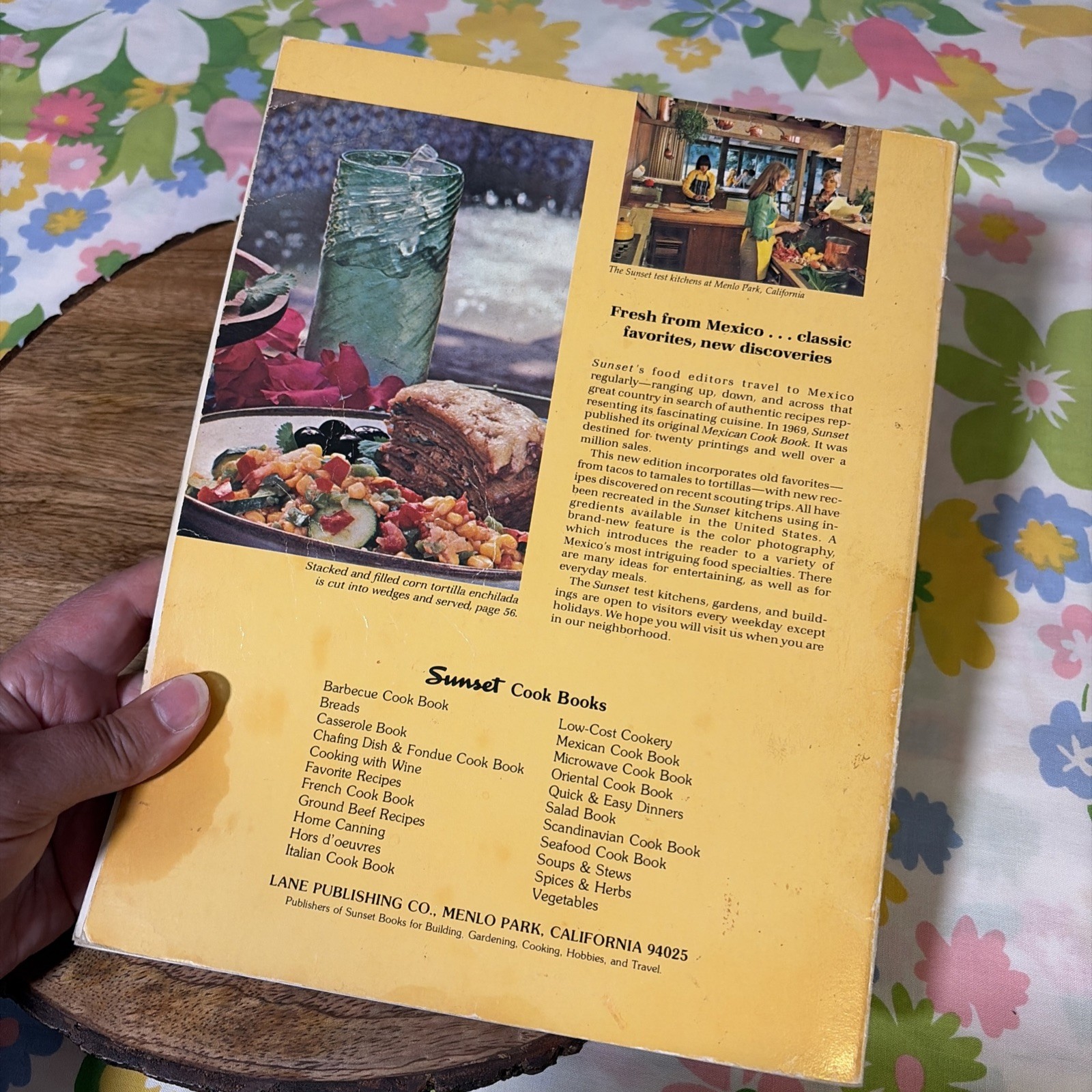 Sunset Mexican Cook Book 1978 Second Printing Paperback Vintage Cookbook