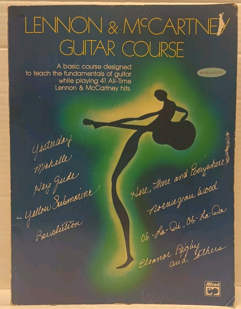 LENNON & McCARTNEY GUITAR COURSE by Morton Manus (1975, Pb) * FREE SHIPPING *