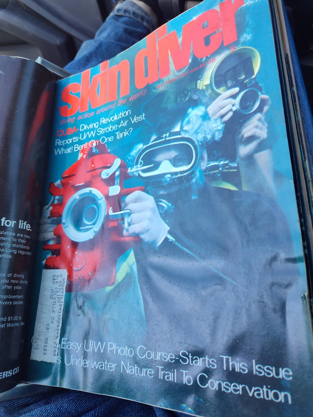 1970 Complete Set/Year of 12 Skin Diver Magazine In Official Binder Nice!!!