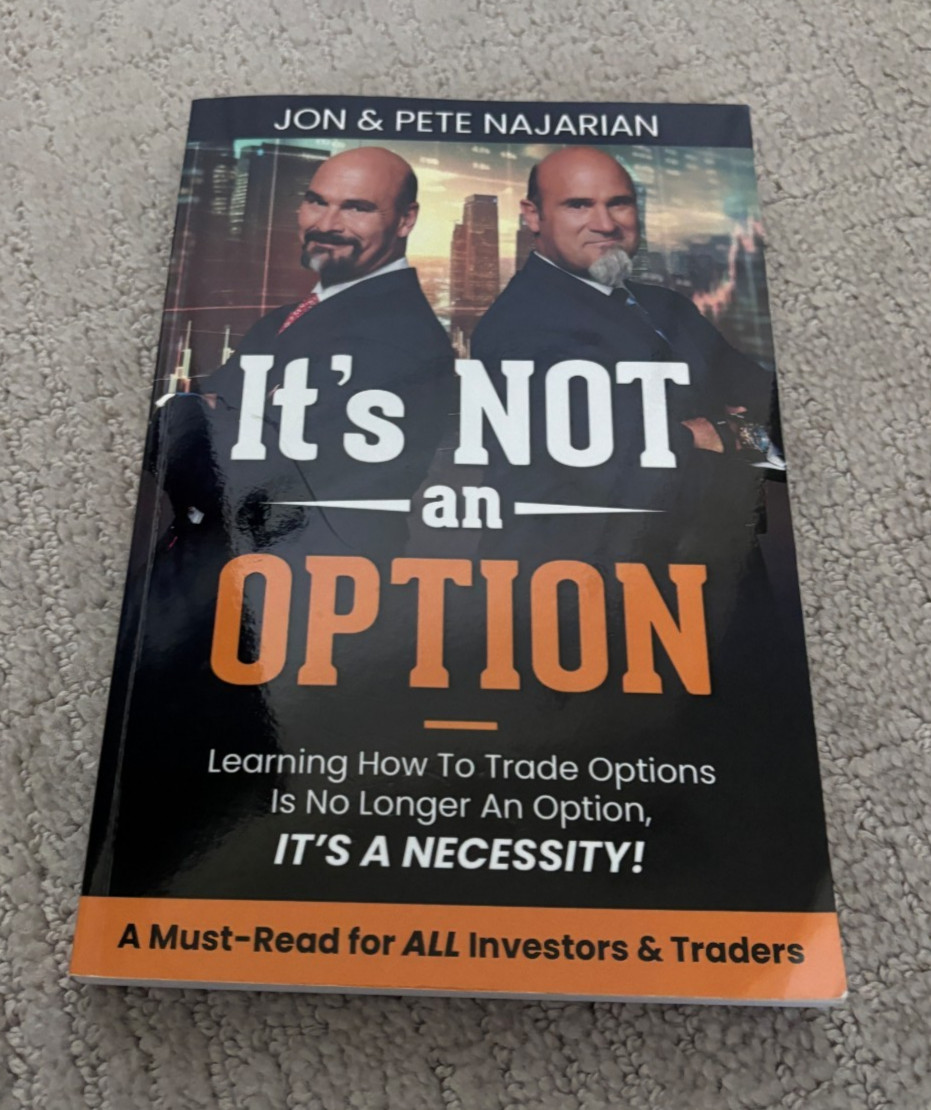 It’s Not an Option Book- Jon & Pete Najarian – Autographed