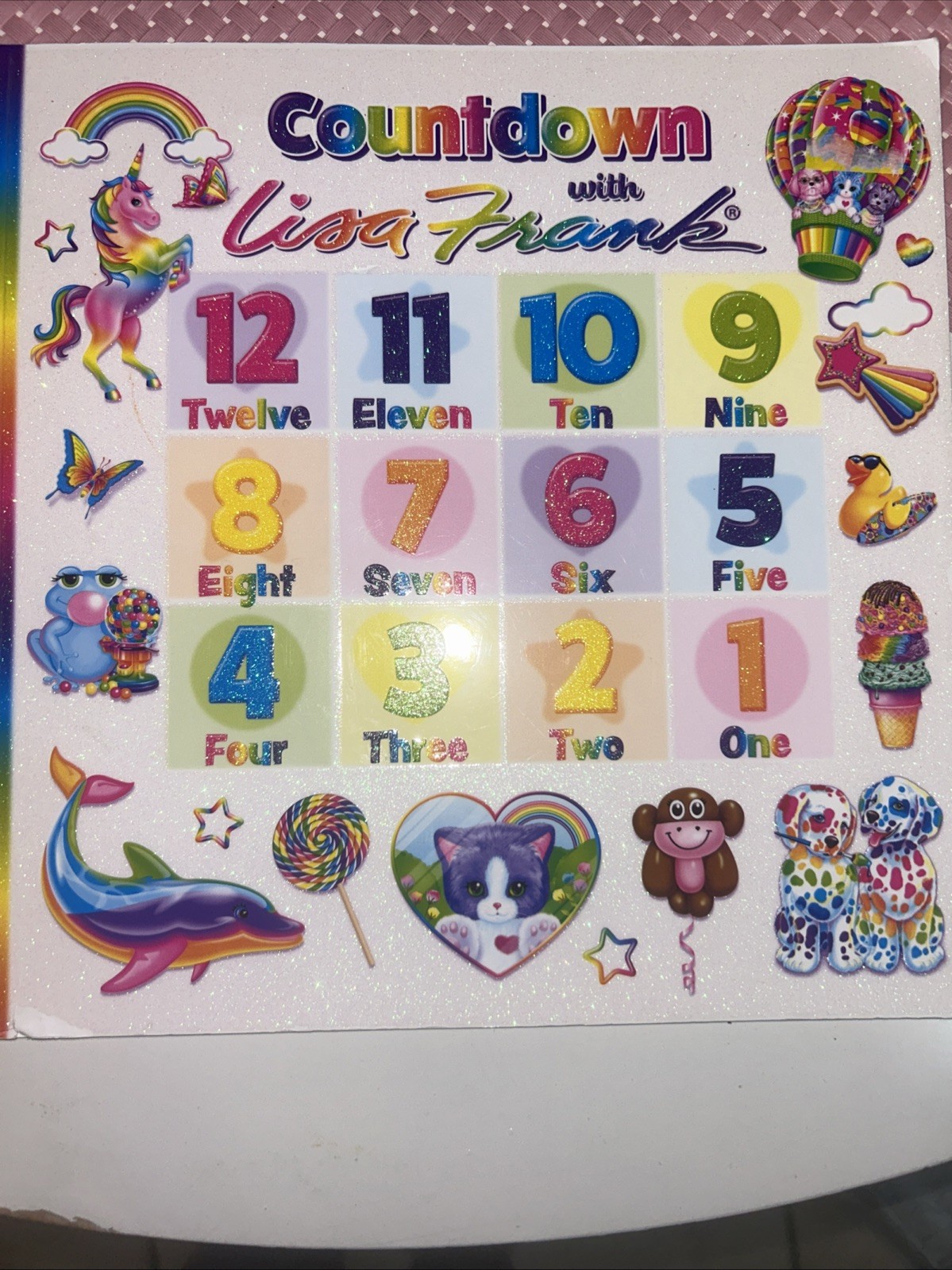 Countdown With Lisa Frank~Picture Book~Number Countdown~2022