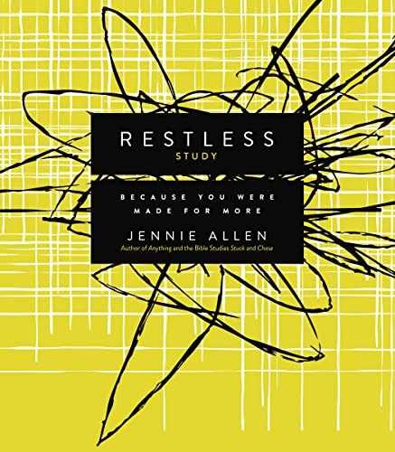Restless Bible Study Guide: Because – Paperback, by Allen Jennie – Very Good o