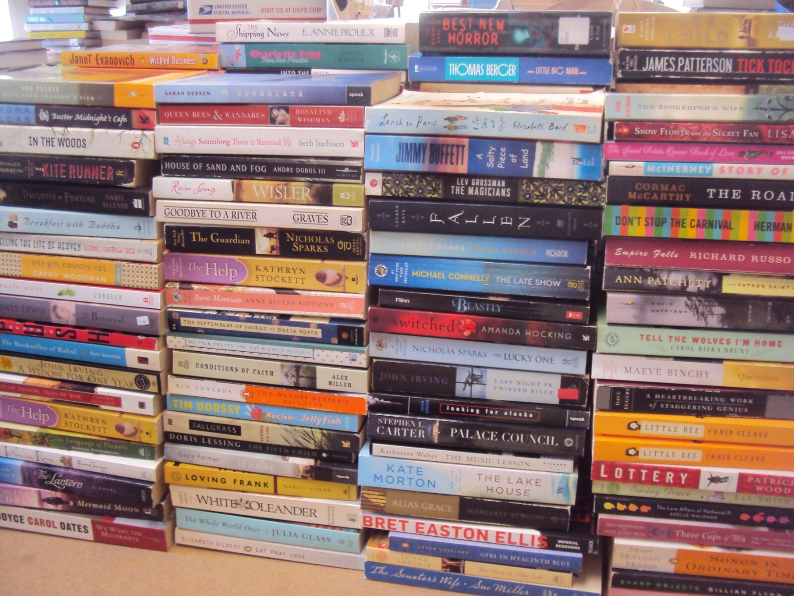 RANDOM MIX Lot 10 Large Trade Size PB Fiction Literature All category For Women