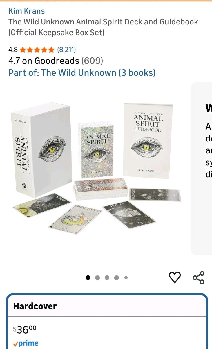 The Wild Unknown Animal Spirit Deck and Guidebook by Kim Krans