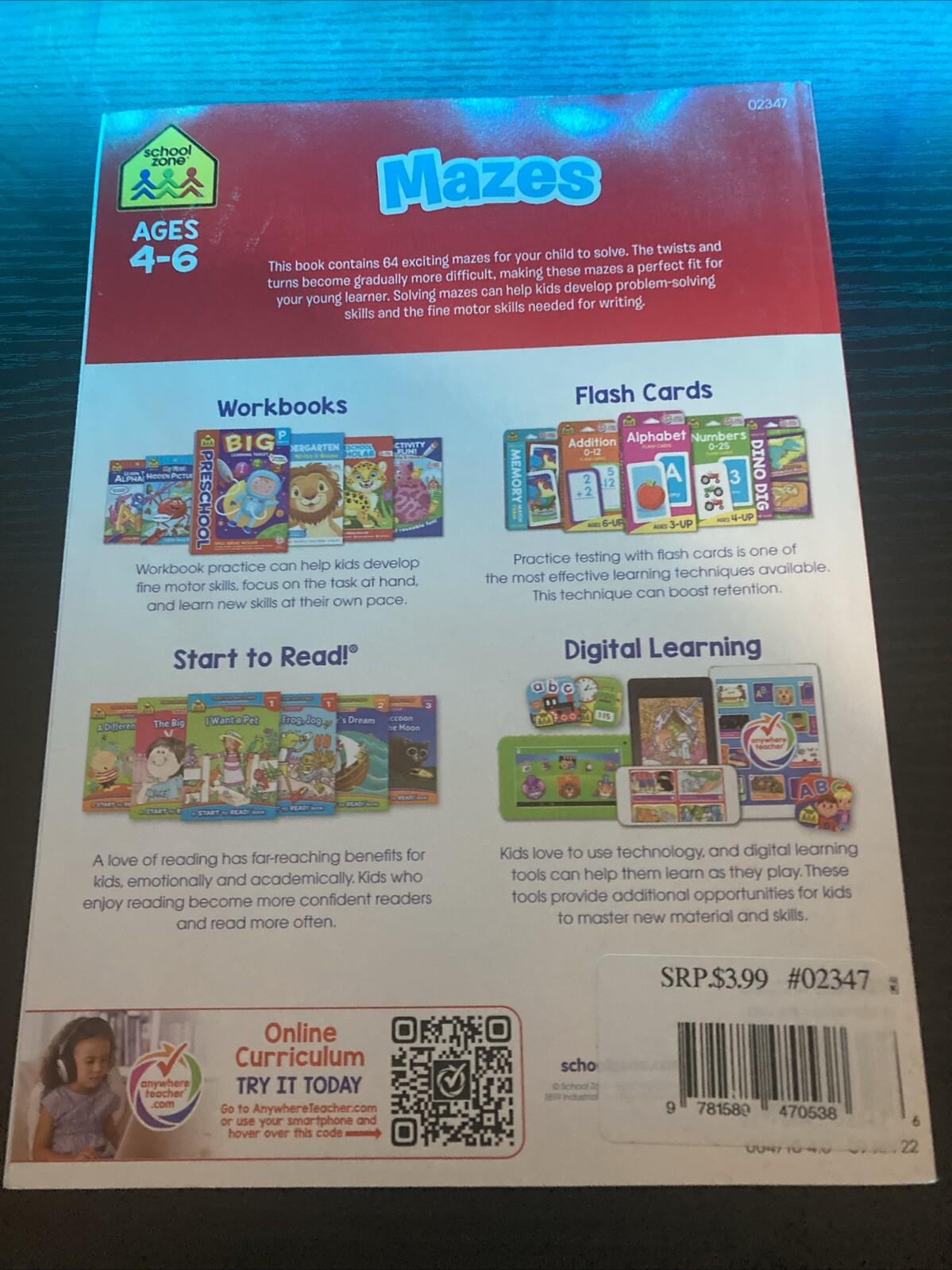 Mazes by School Zone Publishing Company Staff (2019, Trade Paperback)