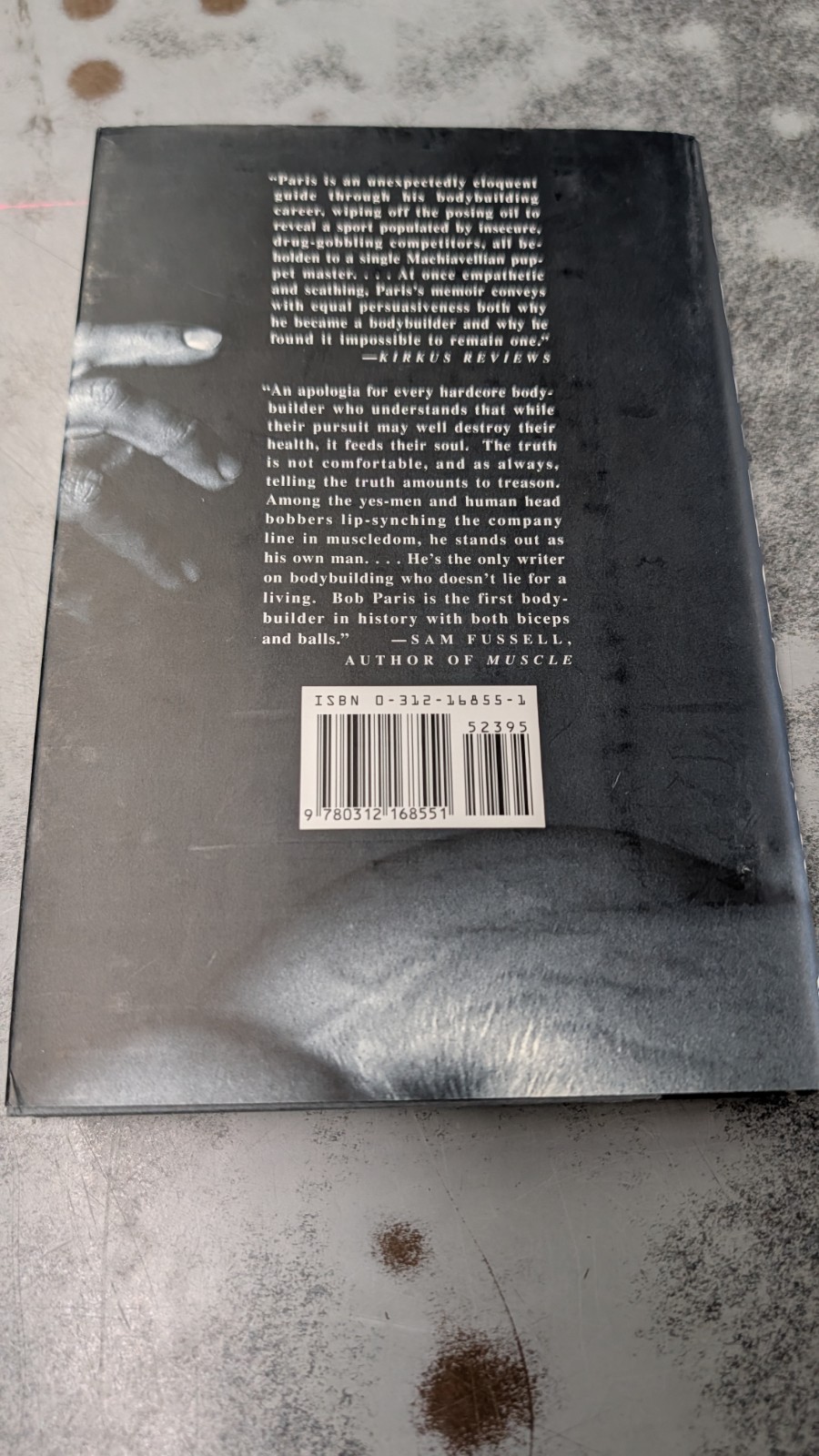 Bob Paris Gorilla Suit Signed 1st Edition 1997 HC Autographed Bodybuilding