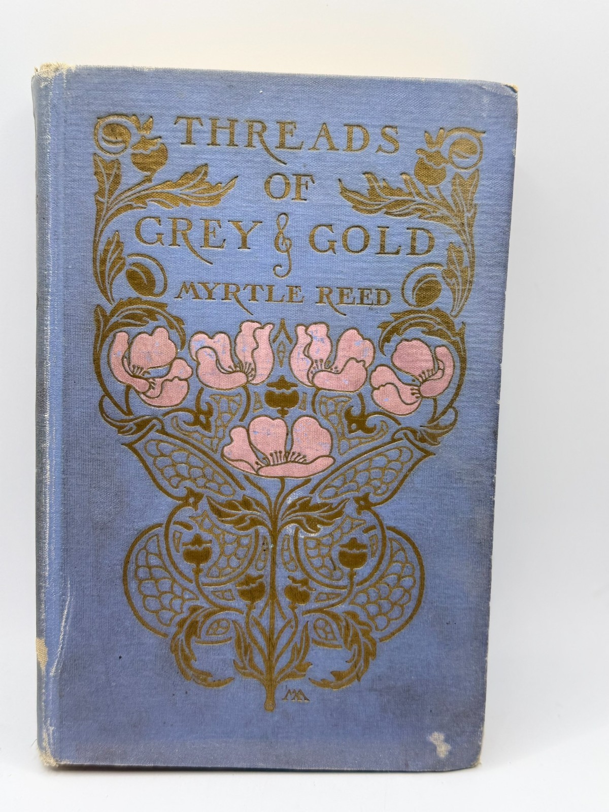 Antique Threads of Grey & Gold by Myrtle Reed Hardcover Book 1913