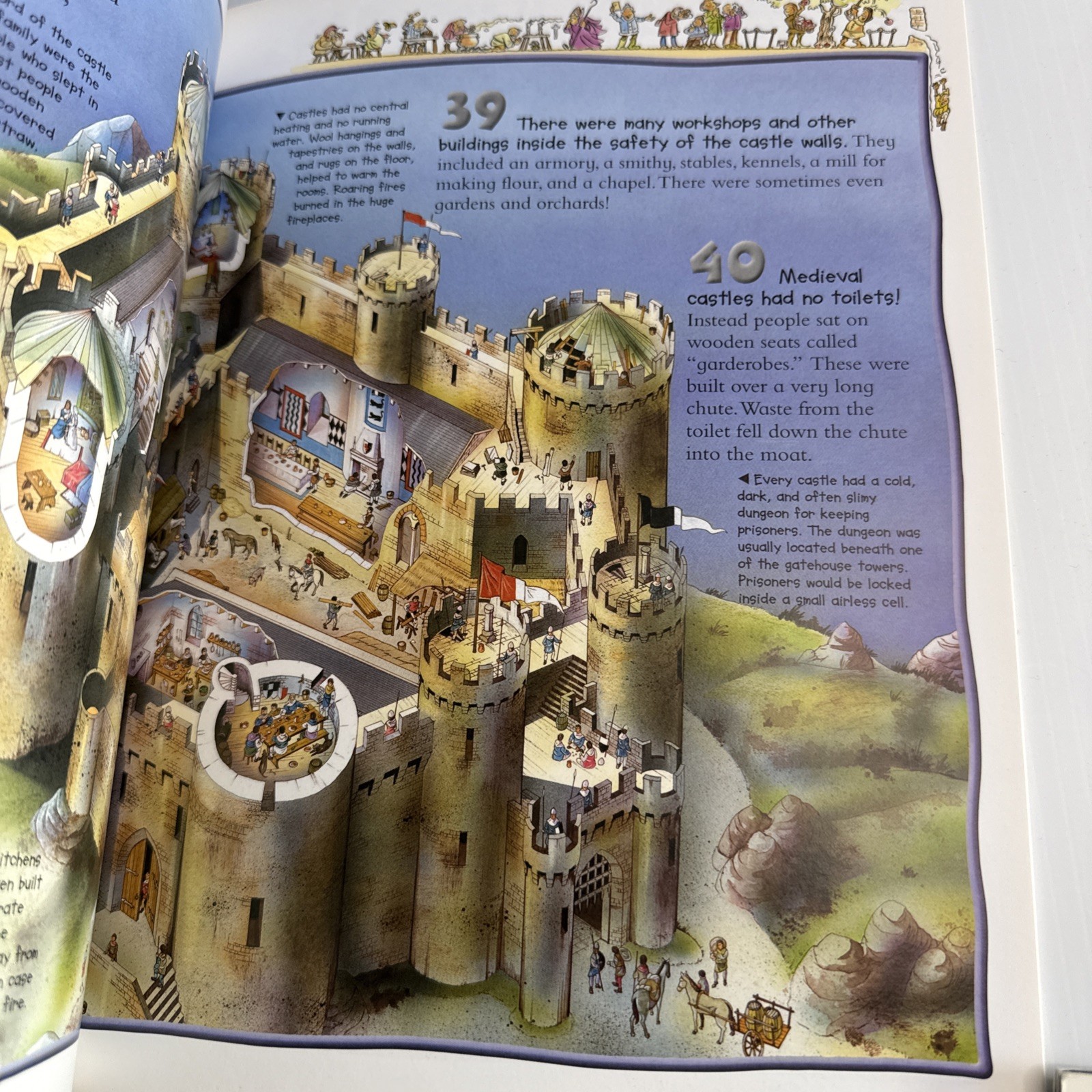 100 Facts Large Picture Book Lot 6 Miles Kelly Ages 7-11 Grades 1-5 Homeschool