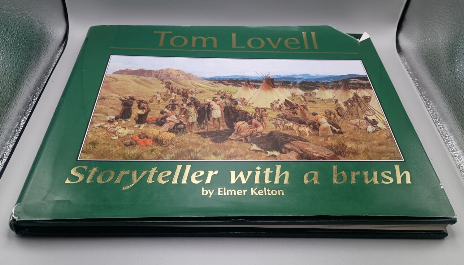 Tom Lovell Storyteller with a Brush Elmer Kelton Hardcover Art Book