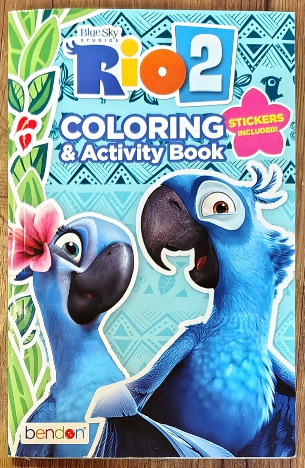 Rio 2 Coloring And Activity Book Stickers Included, Bendon – 2014
