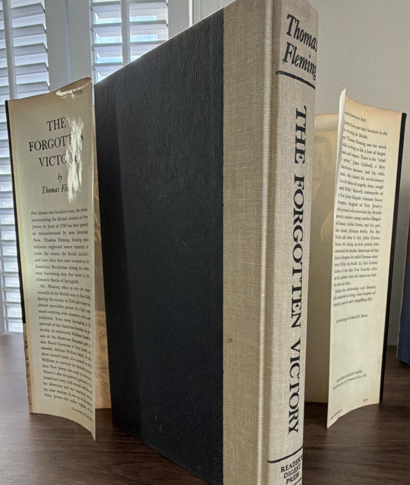 The Forgotten Victory – Thomas Fleming (1973 1st) HC Signed