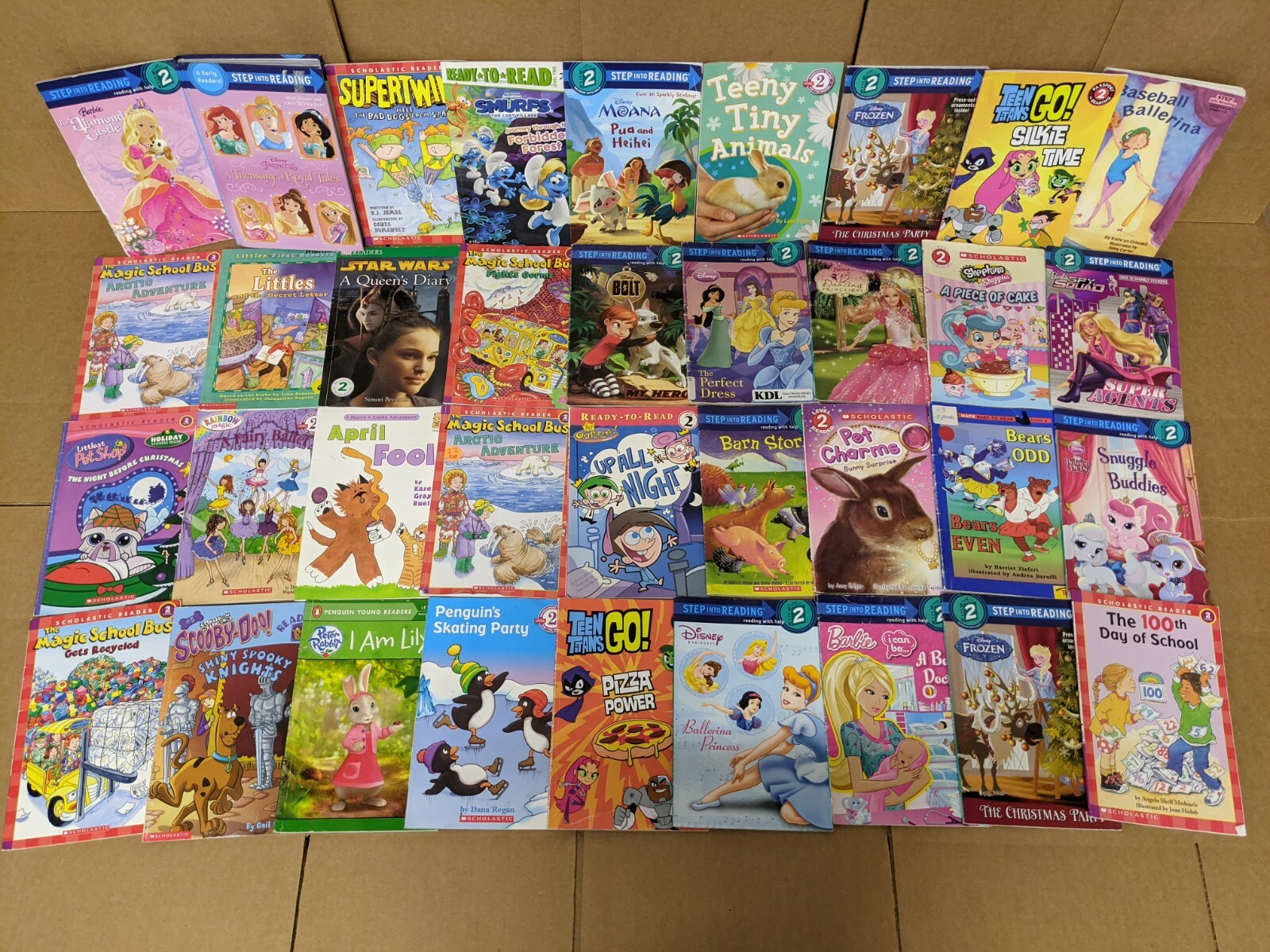 Lot of 10 Level 2~RL~Ready to-I Can Read-Step into Reading-Learn Read Books MIX