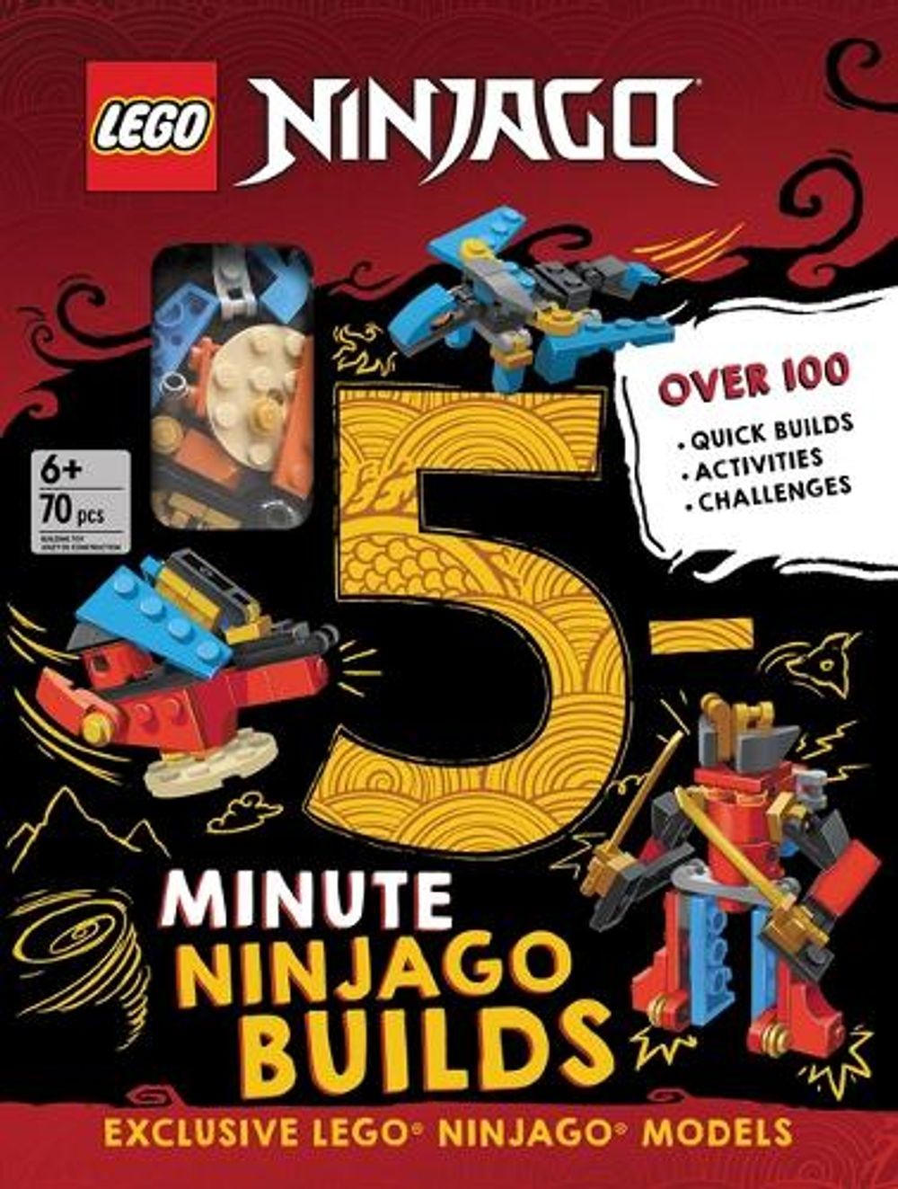 Lego(r) Ninjago(r) 5-Minute Builds by Ameet Sp Z.O.O. (English) Hardcover Book