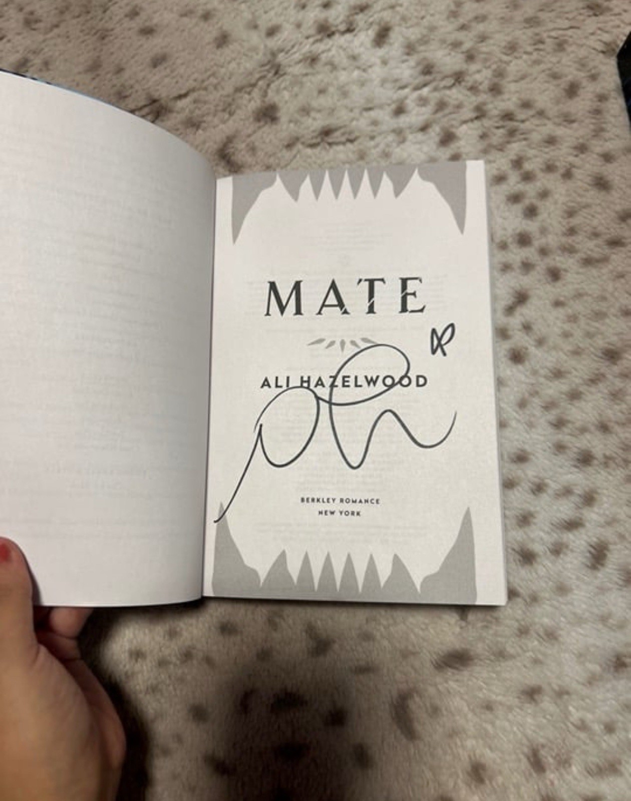 HAND SIGNED mate by Ali Hazelwood target edition