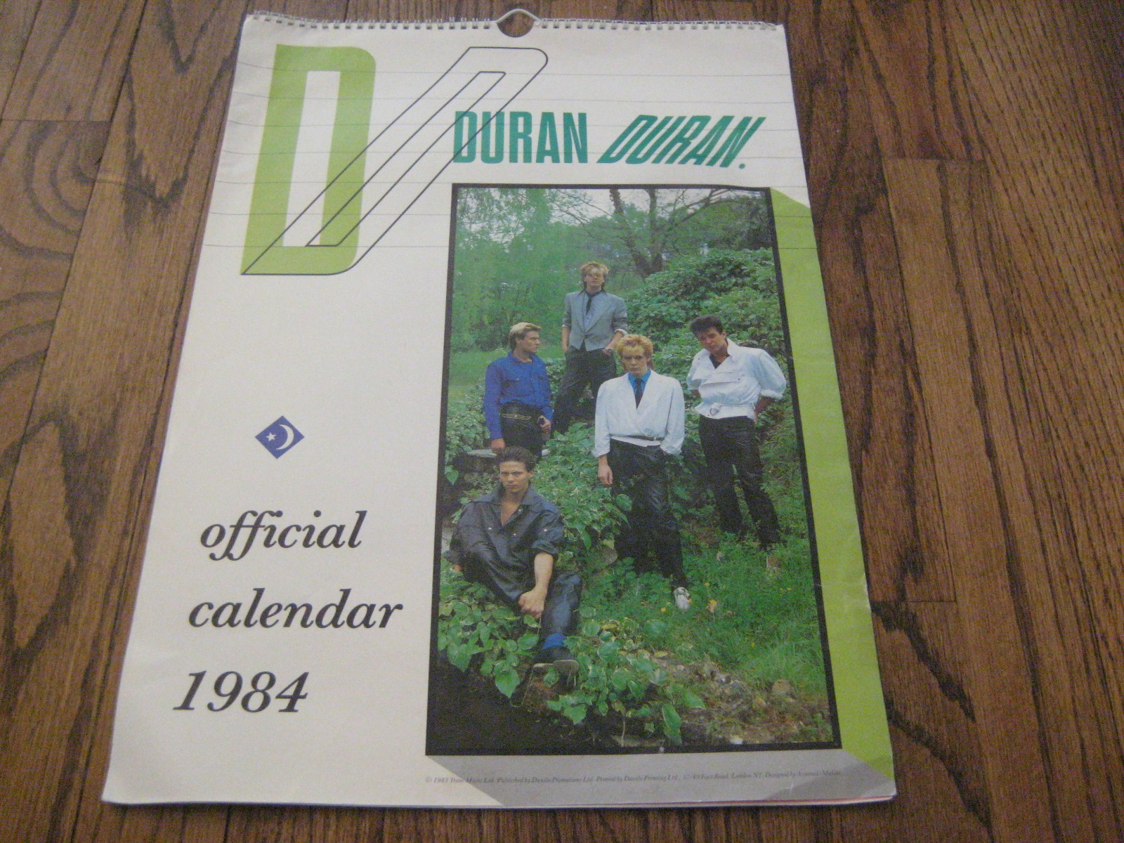 Duran Duran 1984 Official Calendar