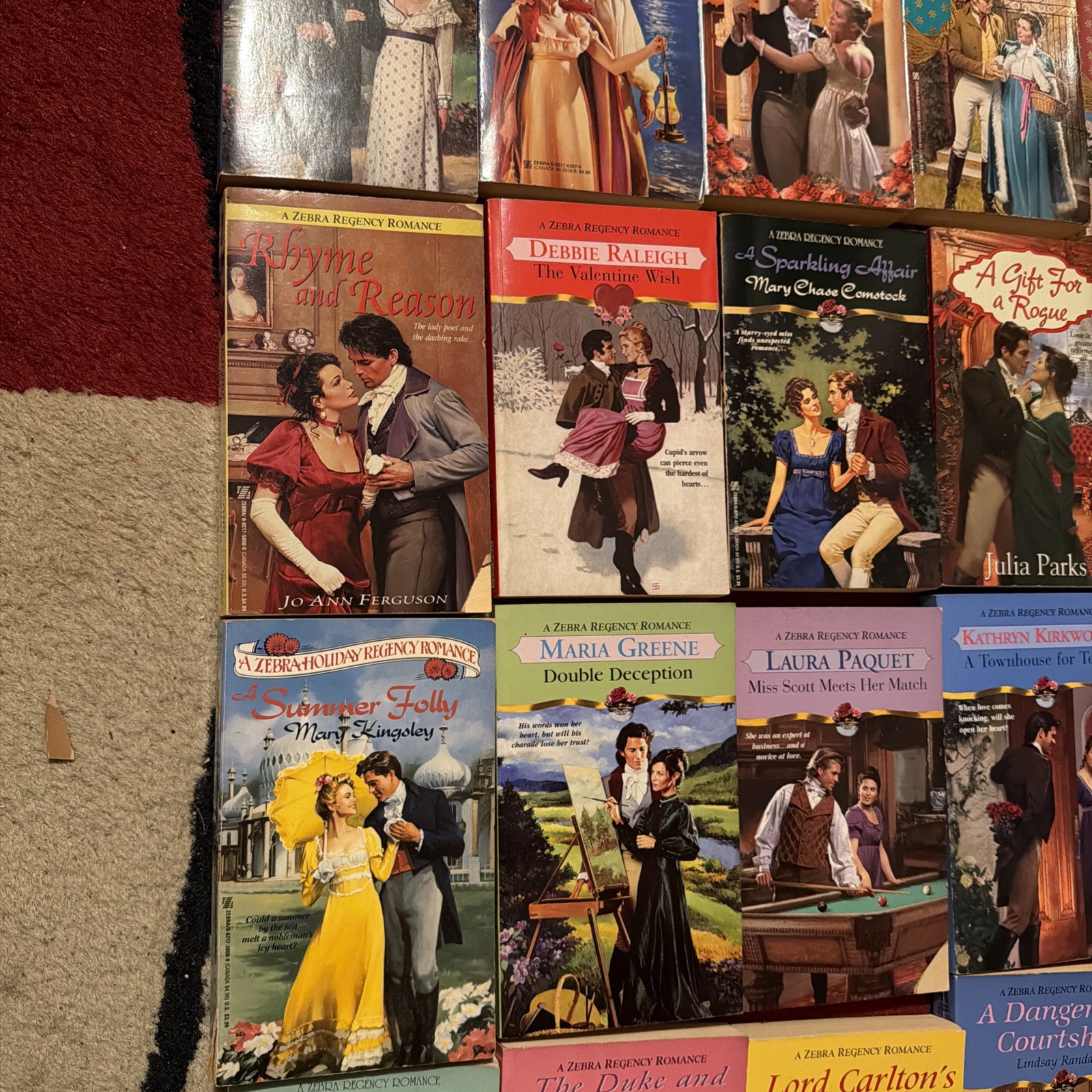 Lot Of 39 Zebra Regency Romance Books Paperbacks Vintage Novels 1990’s-2000’s VG