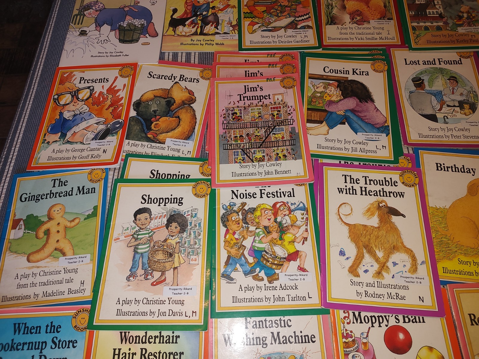 Joy Cowley The Wright Group Books Lot of 70 Story Box Sunshine Homeschool Reader