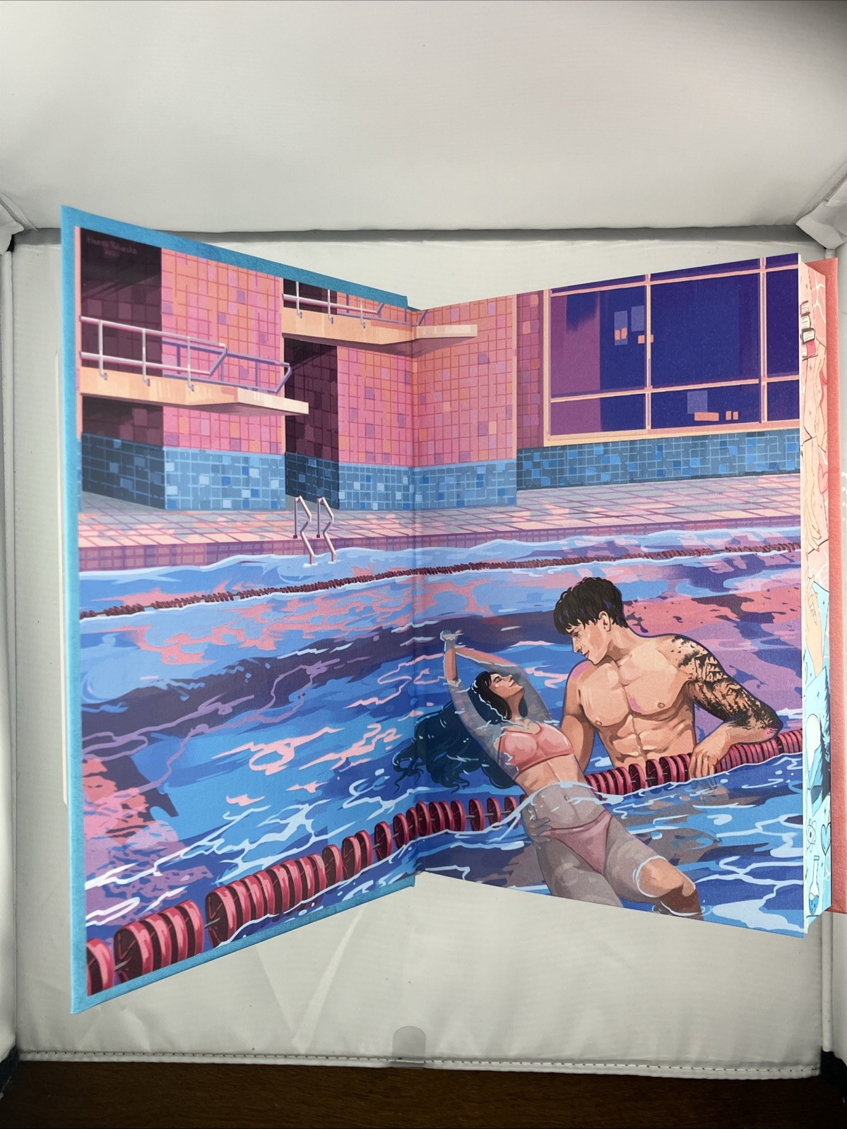 Deep End By Ali Hazelwood Dreamer Whale Special Edition With Towel & Overlays
