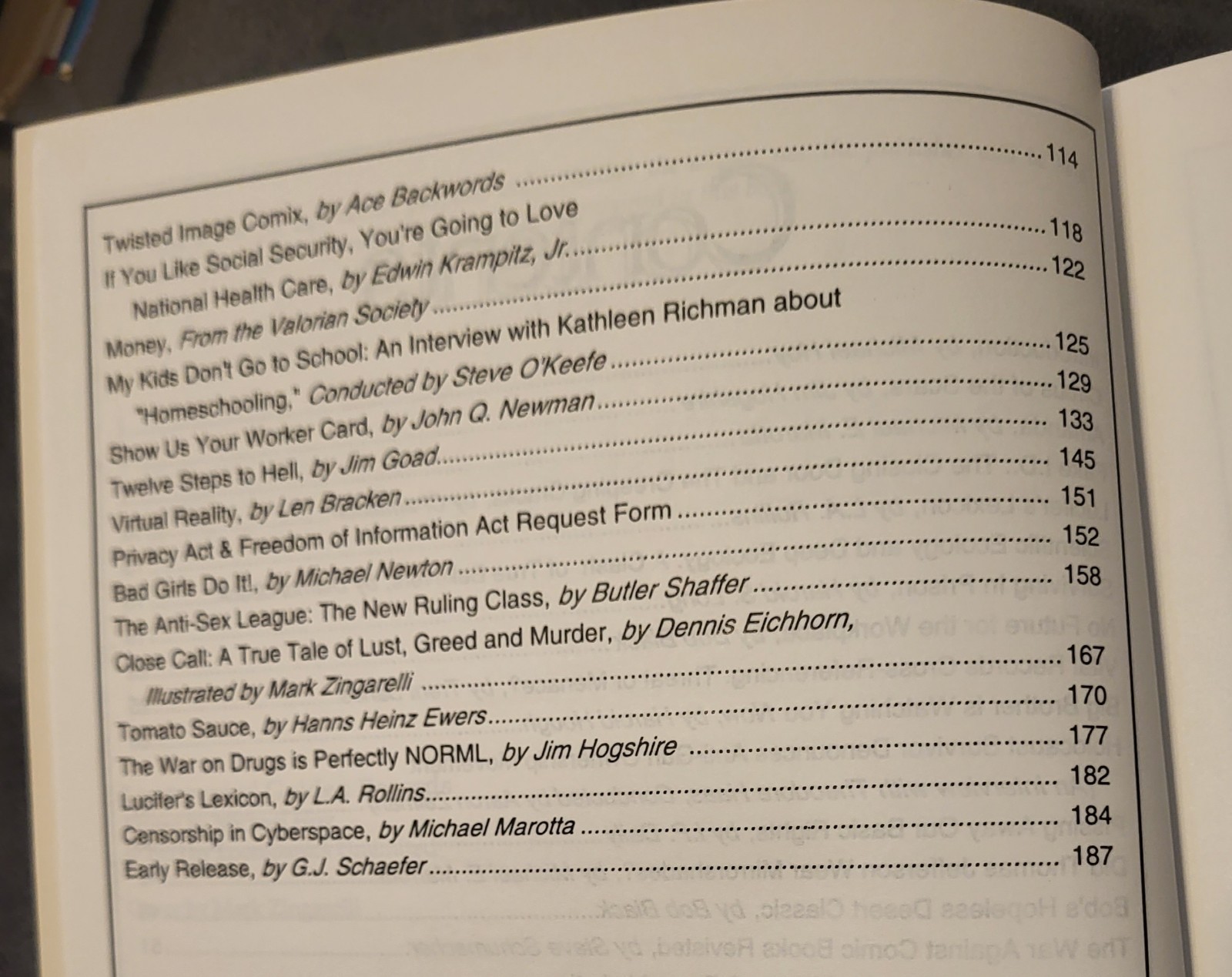 LOOMPANICS’ GOLDEN RECORDS Articles and Features from the Best Book Michael Hoy