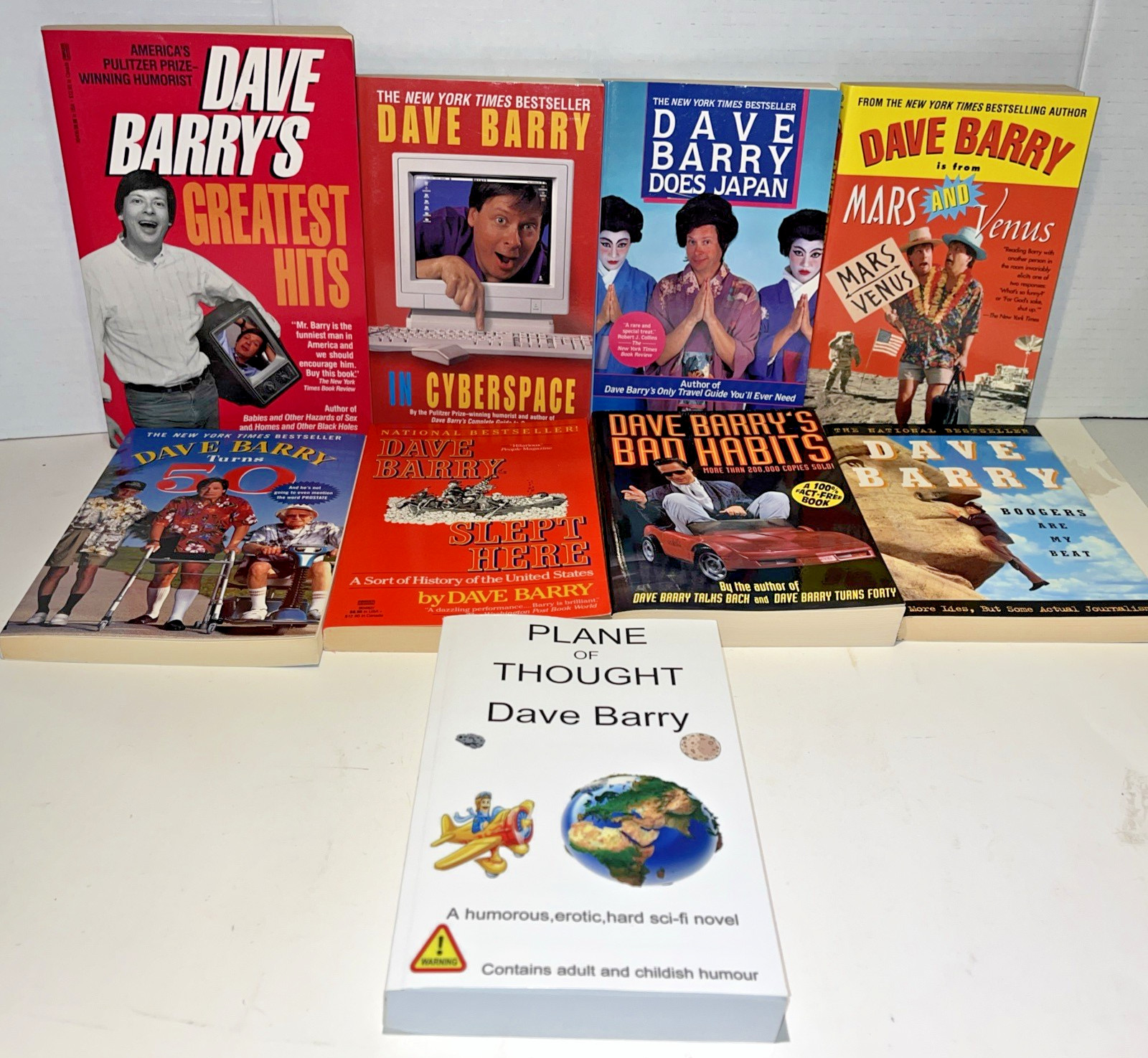 Signed Dave Barry Babies & Other Hazards 1984 Collection Of Humor Essays Comedy