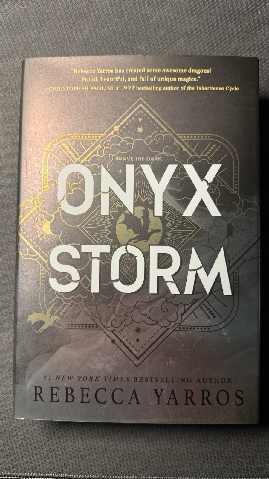 ONYX STORM Deluxe Limited EDITION BOOK HARDCOVER SPRAYED EDGES Ships Quick
