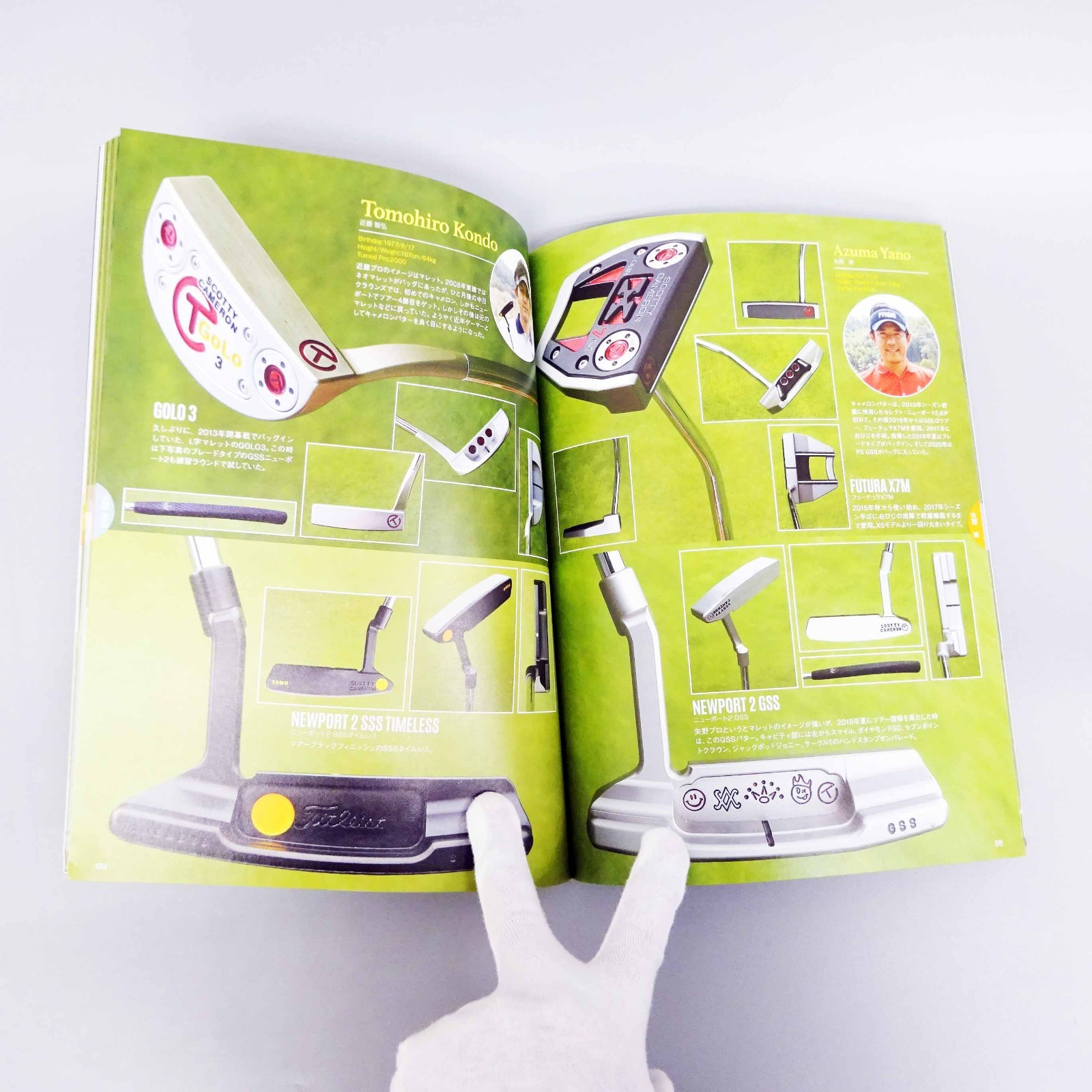 THE SCOTTY CAMERON Tour Only Putters Photos & Commentary Book Golf Style NEW