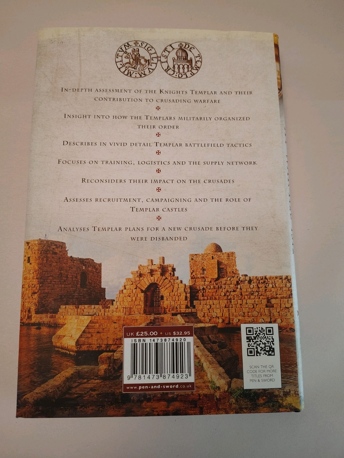 The Knights Templar At War 1120-1312 by Paul Hill (Hardcover)
