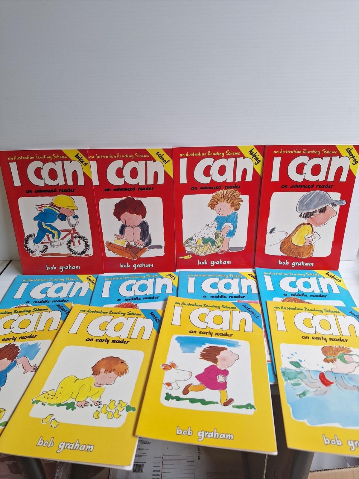 I CAN Books Readers x 12 Bob Graham Learn to Read Australian Reading Scheme PB