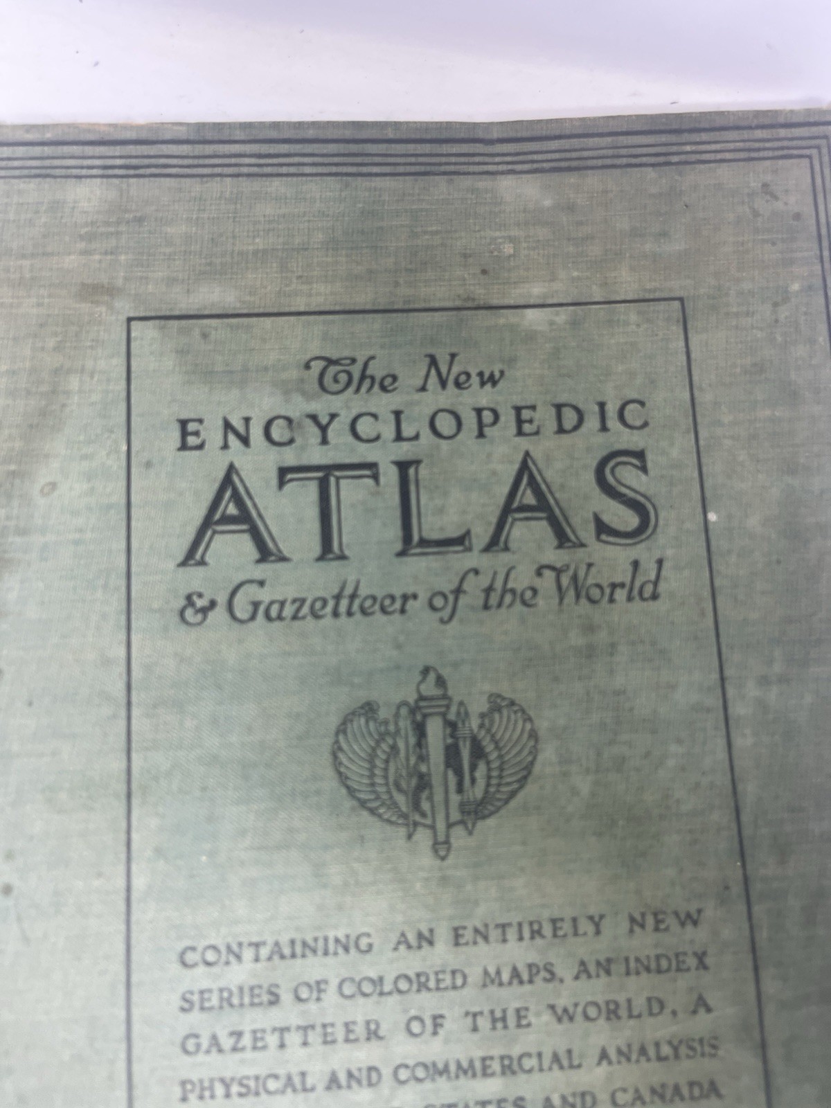 The New Encyclopedic Atlas & Gazetteer of the World 1918 Illustrated PF Collier