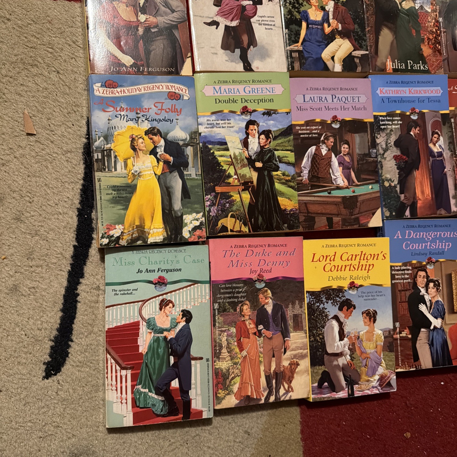 Lot Of 39 Zebra Regency Romance Books Paperbacks Vintage Novels 1990’s-2000’s VG