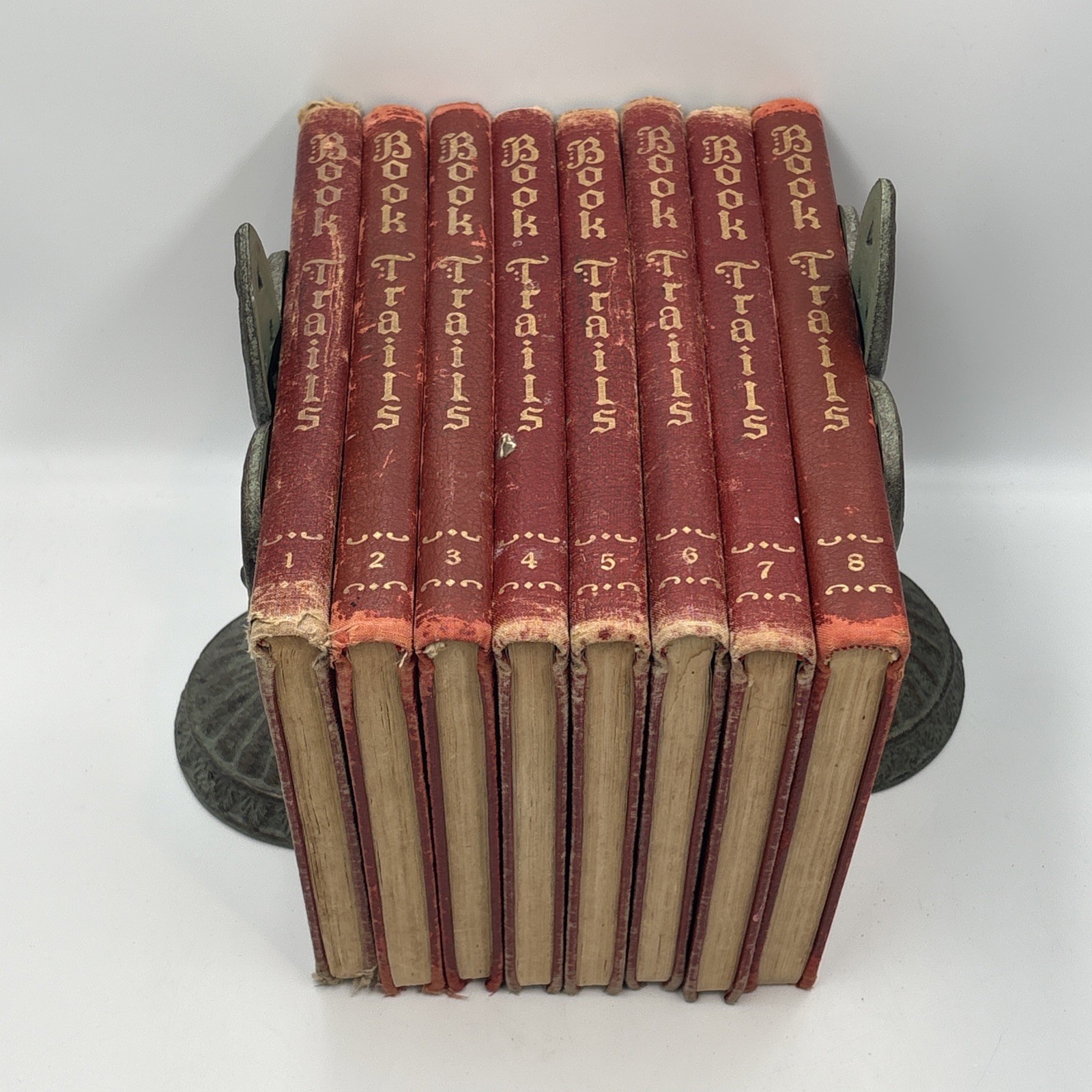 Book Trails High Road to Adventure Complete 8 Vol Set 1946 Shepard Lawrence HC