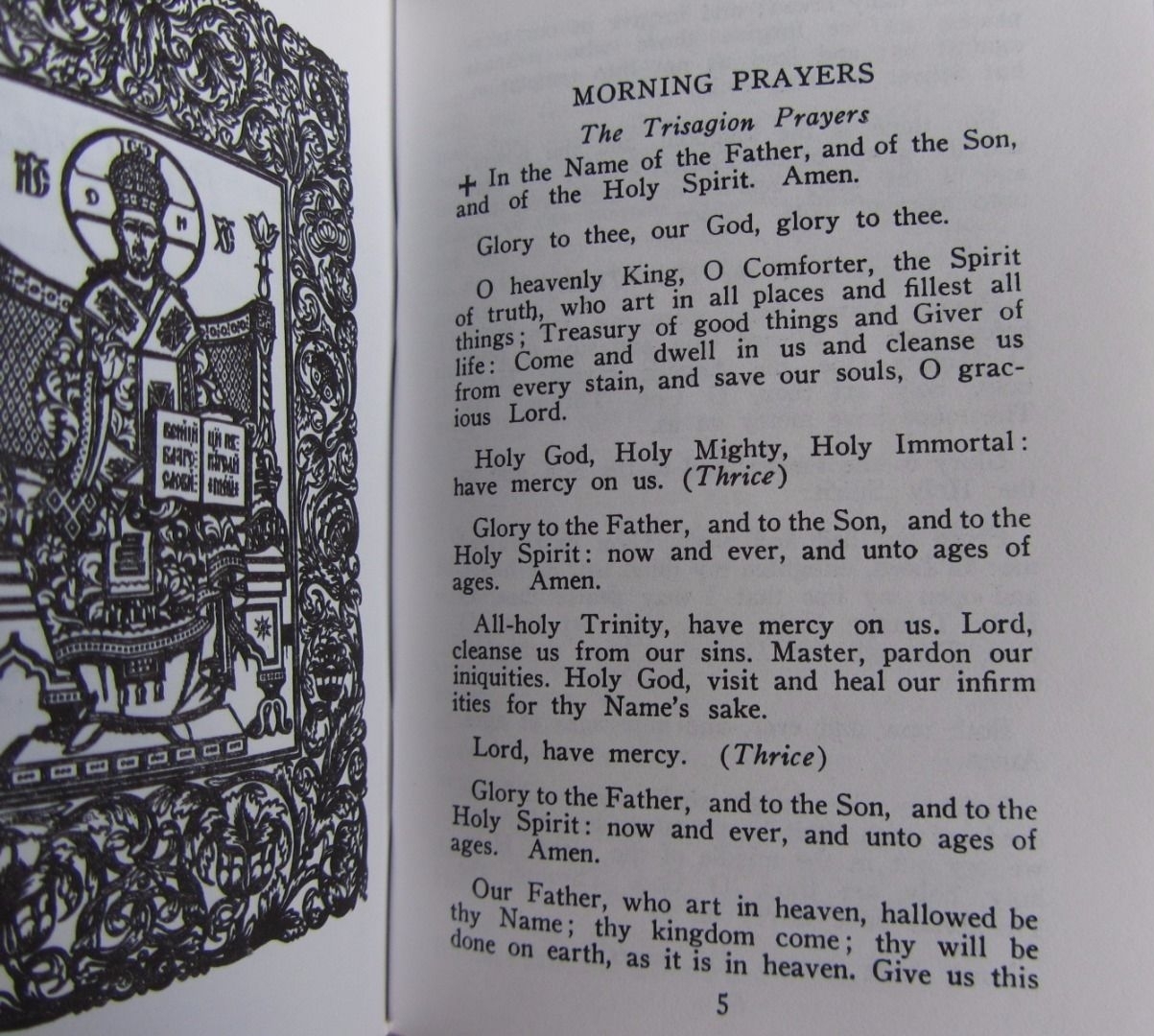 A Pocket Prayer Book for Orthodox Christians -Black Paper Cover -NEW!