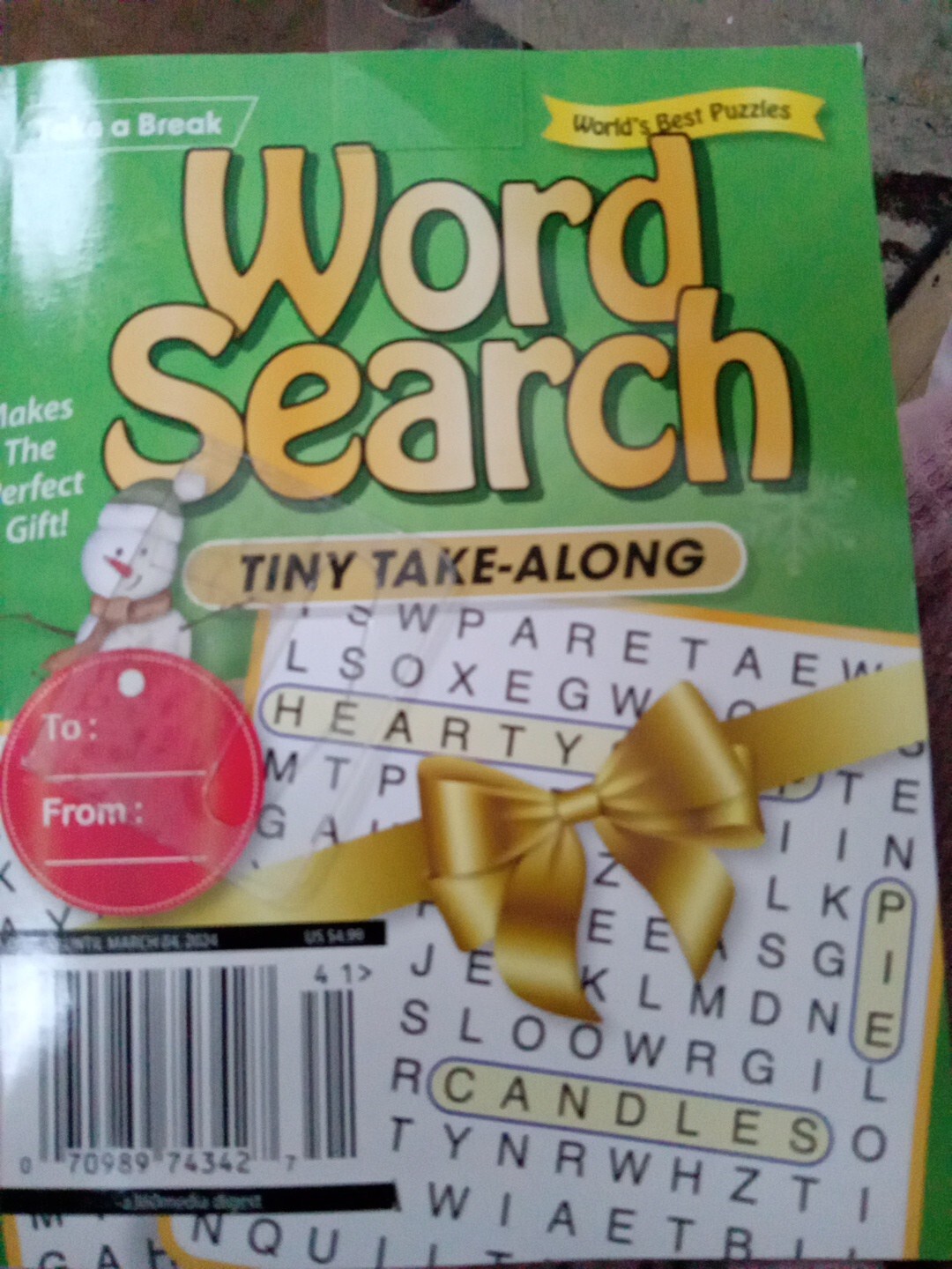 Word Search Tiny Take-Along