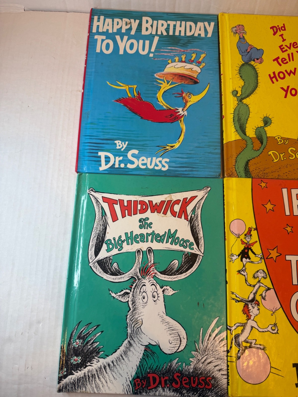 Vintage Dr. Seuss Hardcover Book Collection Lot of 6 | Collector’s Edition Child