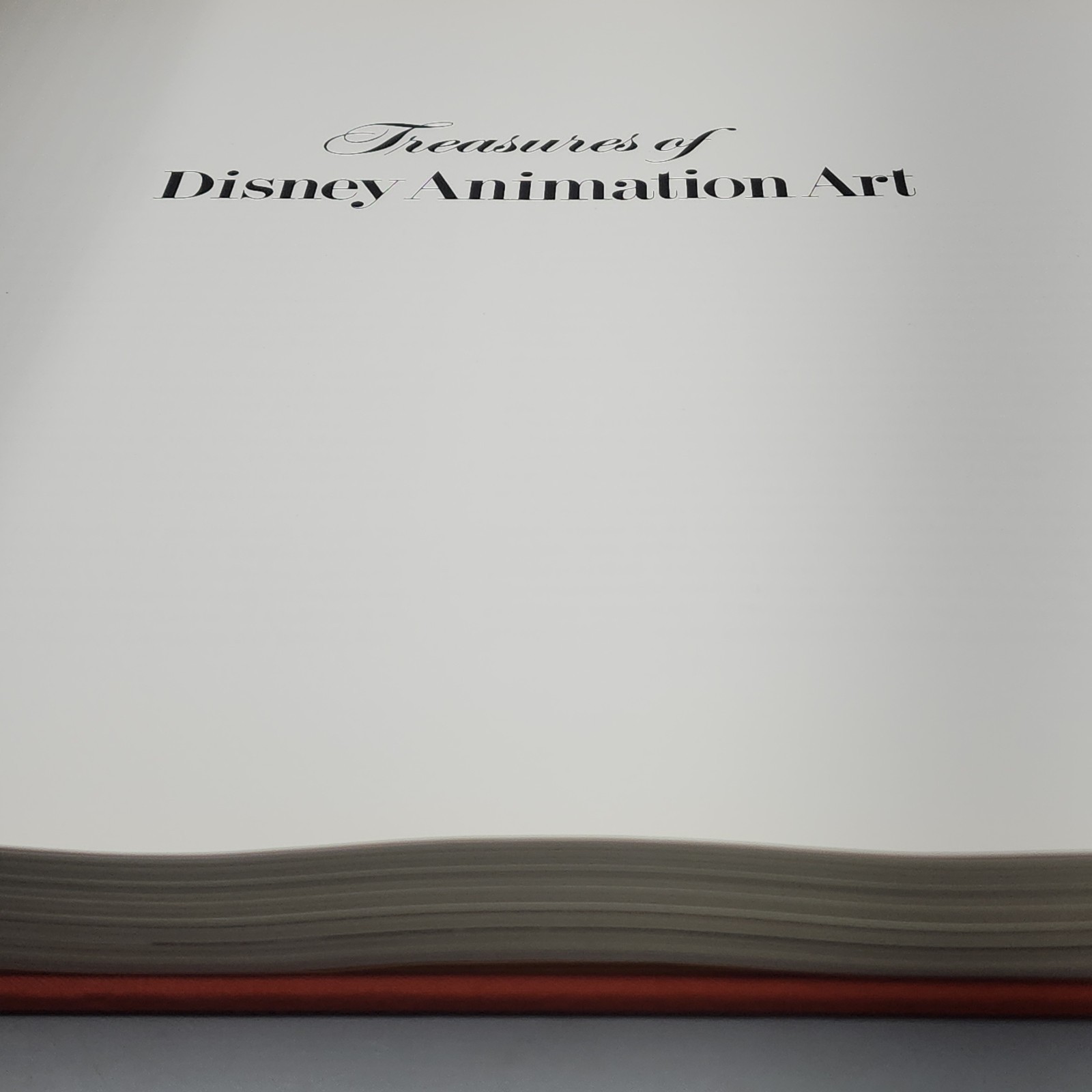 Treasures of Disney Animation Art by Robert Abrams First Edition Vintage HC DJ