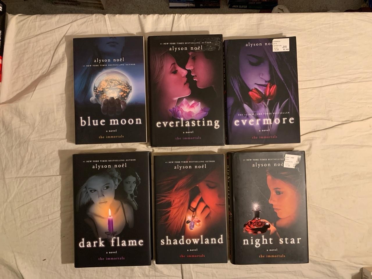 Lot of 6 The Immortals Series 1-6 Alyson Noel Evermore VERY GOOD!