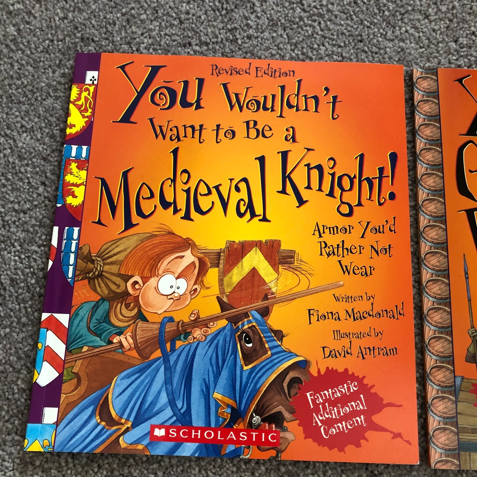 Lot of 7 You Wouldn’t Want to Books By Fiona Macdonald Columbus Fawkes Henry