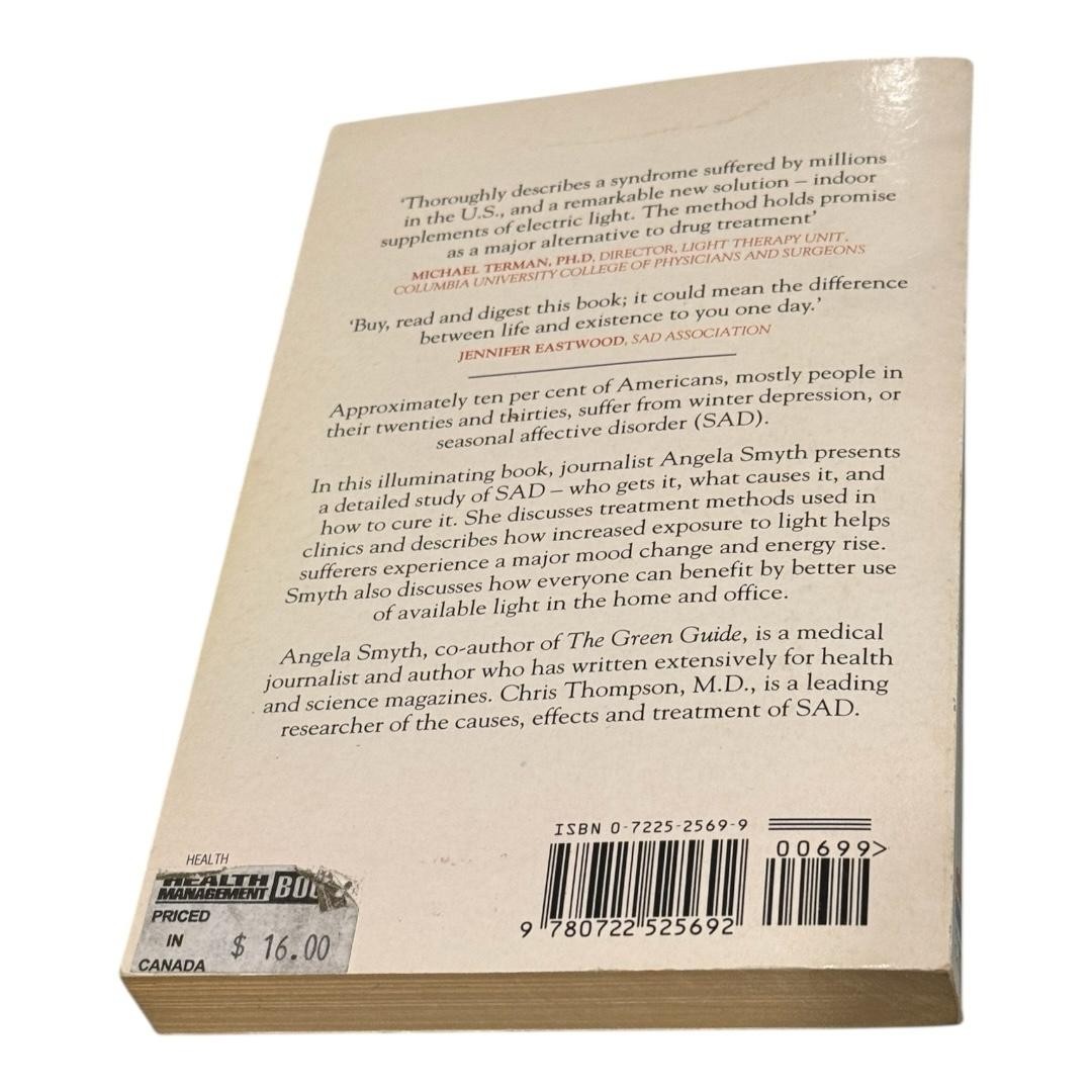 Seasonal Affective Disorder Angela Smyth SAD Depression Self Help Paperback