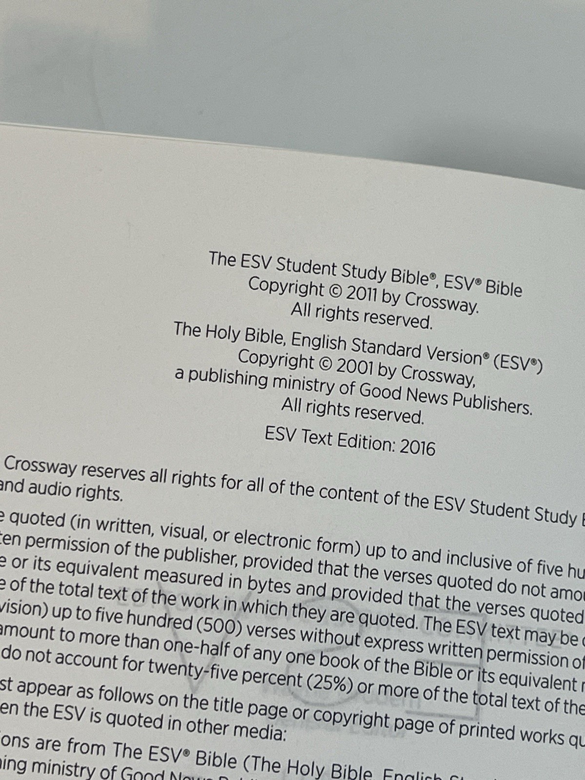 ESV Student Study Bible Hardcover By ESV Bibles by Crossway