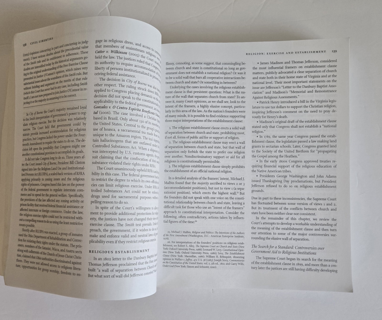 Constitutional Law for a Changing American- Rights, Liberties and justice- fair
