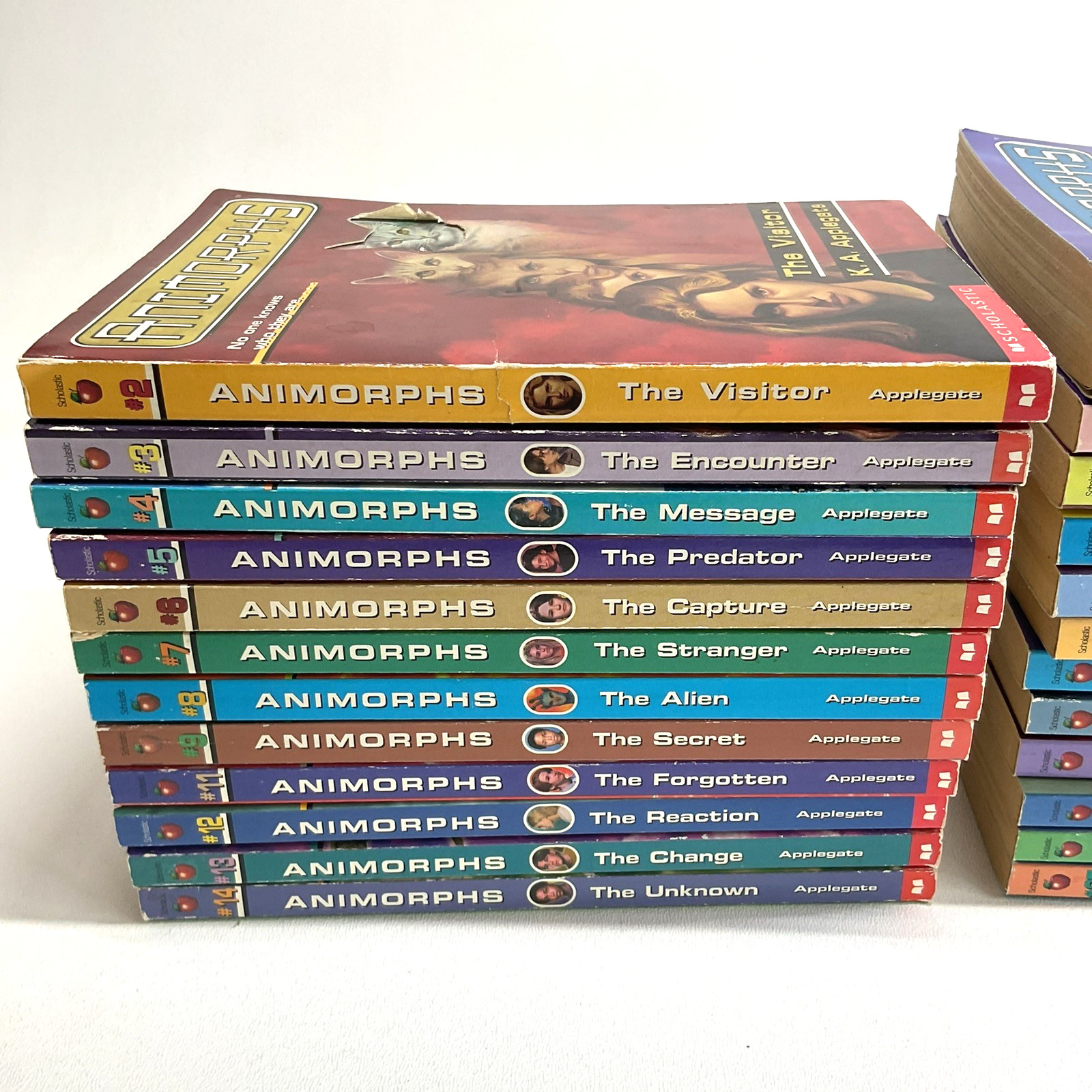 Animorphs Books Lot 42 Vintage Series Set & Megamorphs Applegate 90s Scholastic