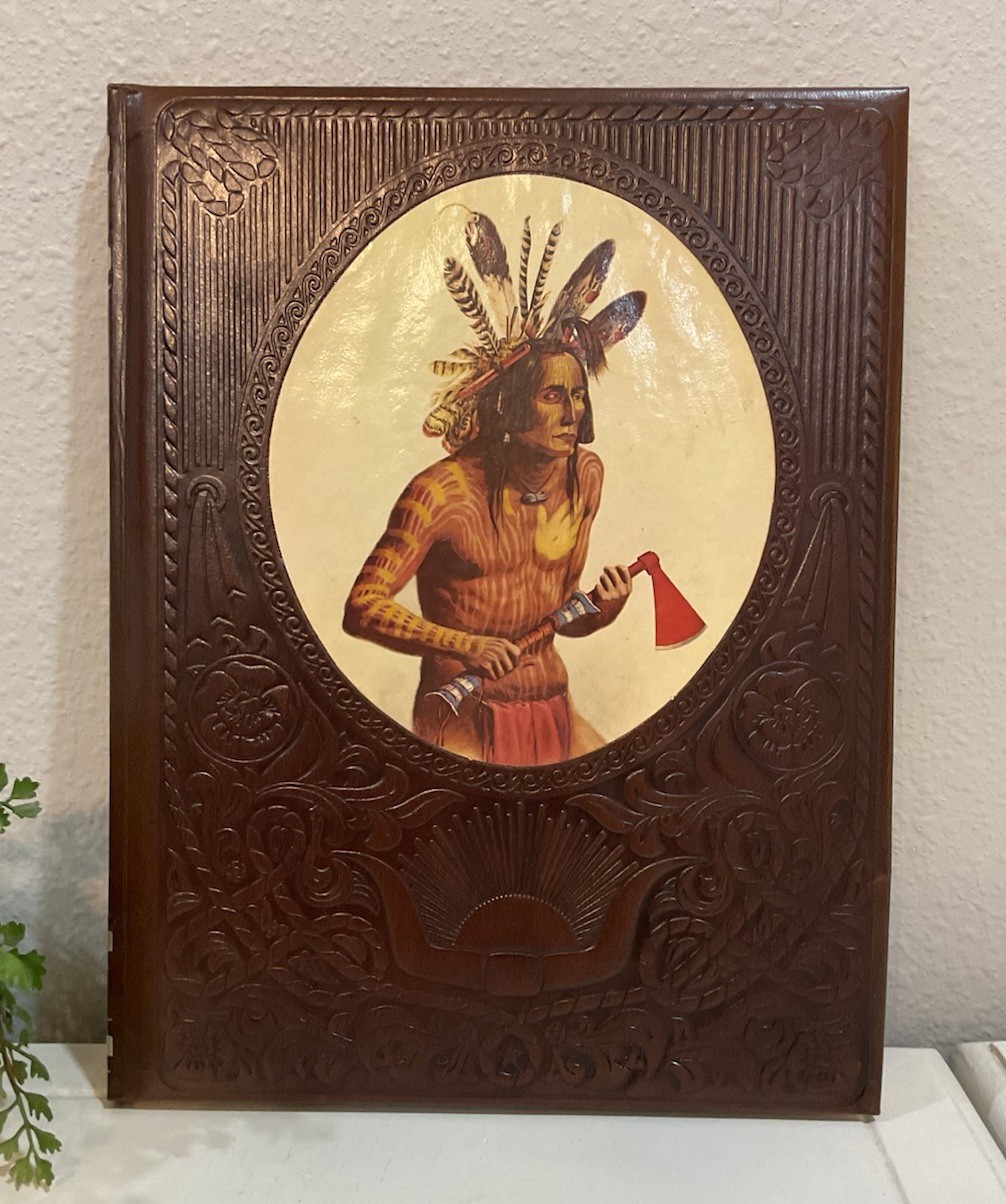 Vtg 6th Print 1981 The Old West The Indians Leather Hardcover Time Life Books
