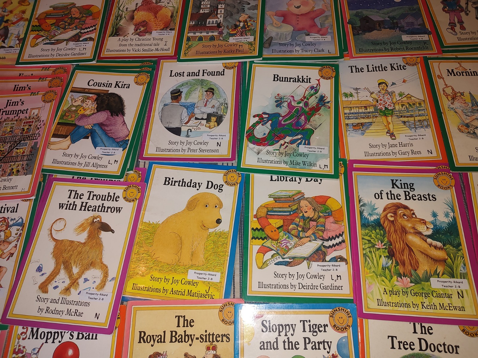 Joy Cowley The Wright Group Books Lot of 70 Story Box Sunshine Homeschool Reader