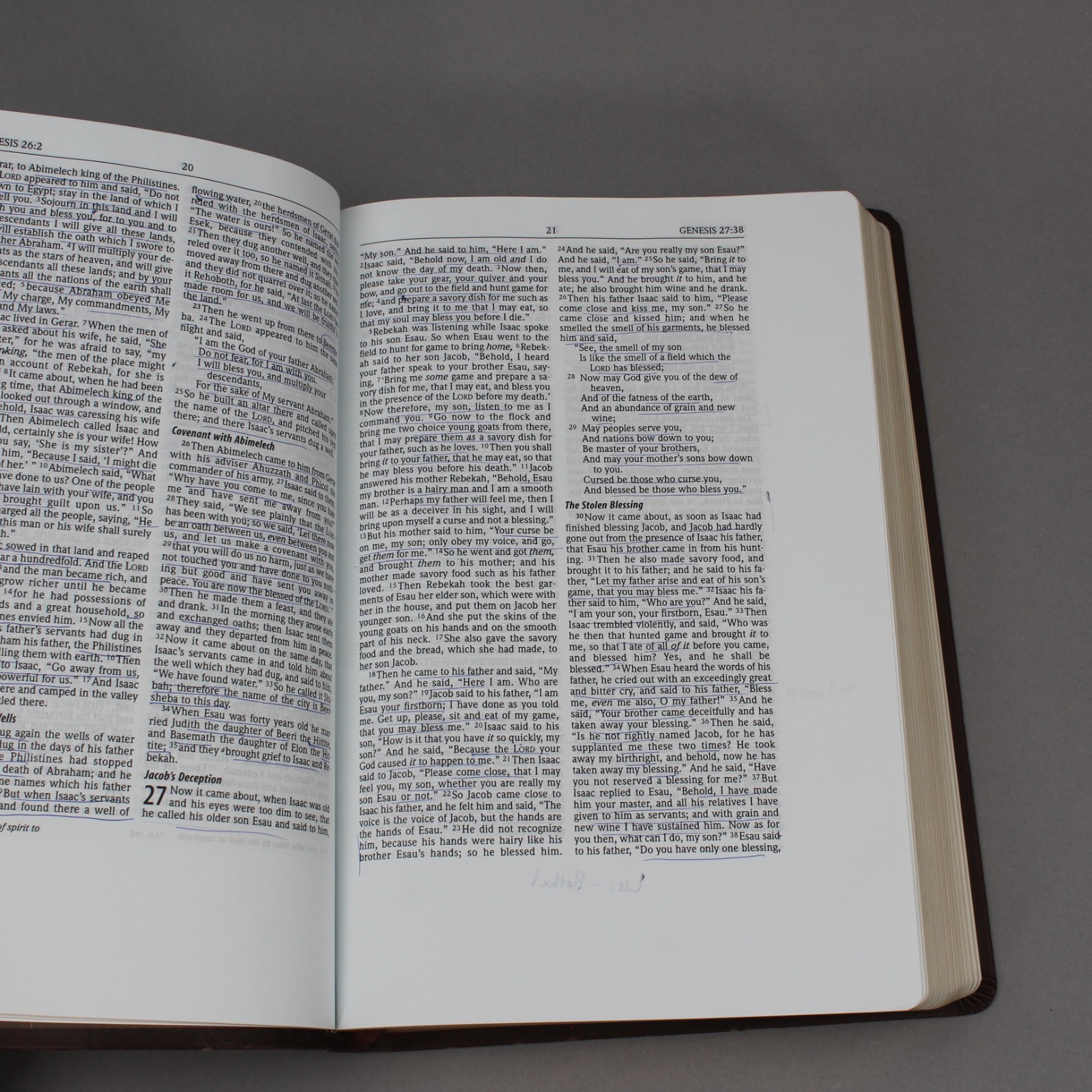 New American Standard Note-Taker’s Bible Leathersoft Vegan Leather Red Letter