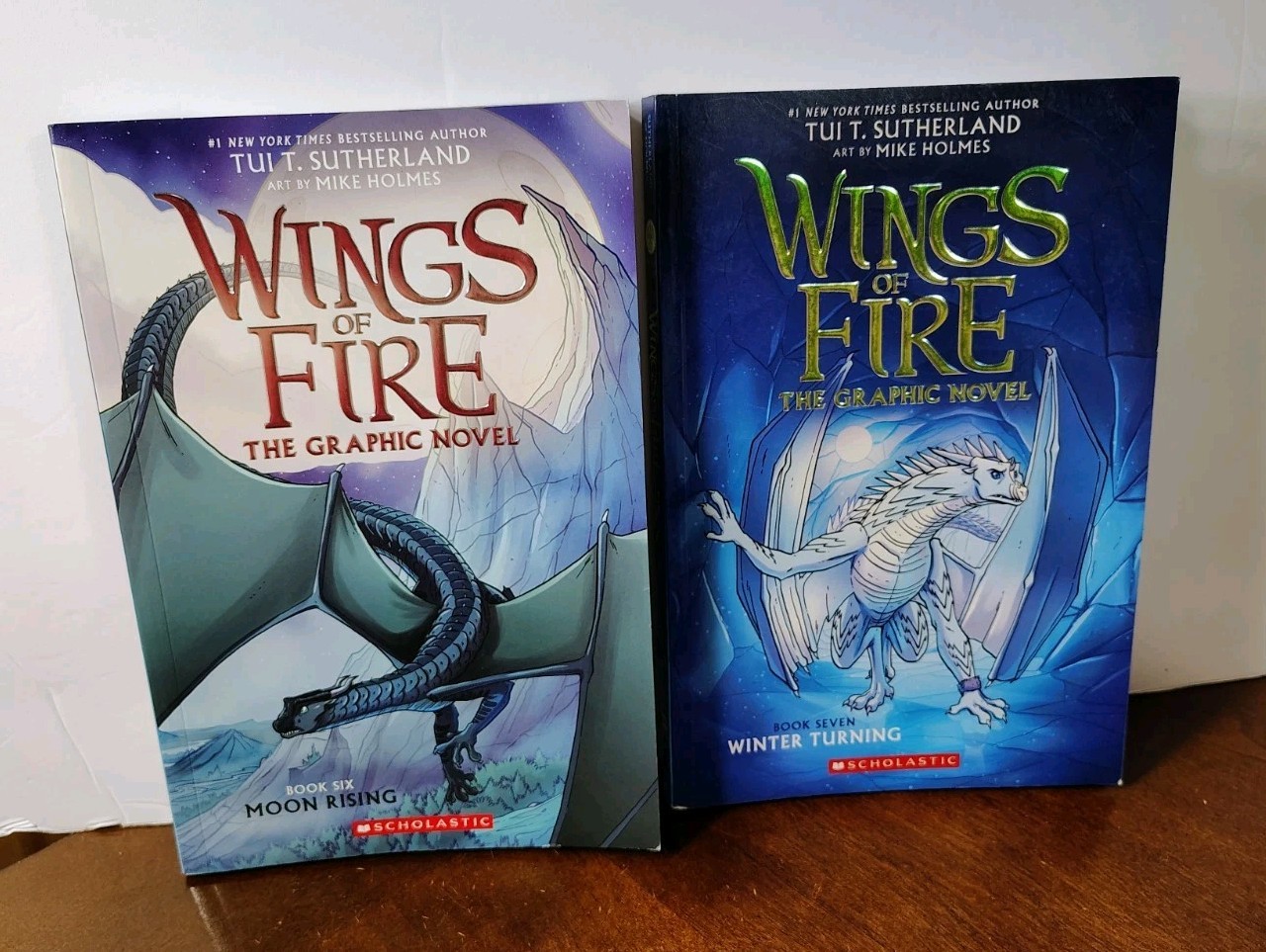WINGS OF FIRE 14 BOOKS GRAPHIC NOVELS HARDCOVERS TUI T. SUTHERLAND MIKE HOLMES