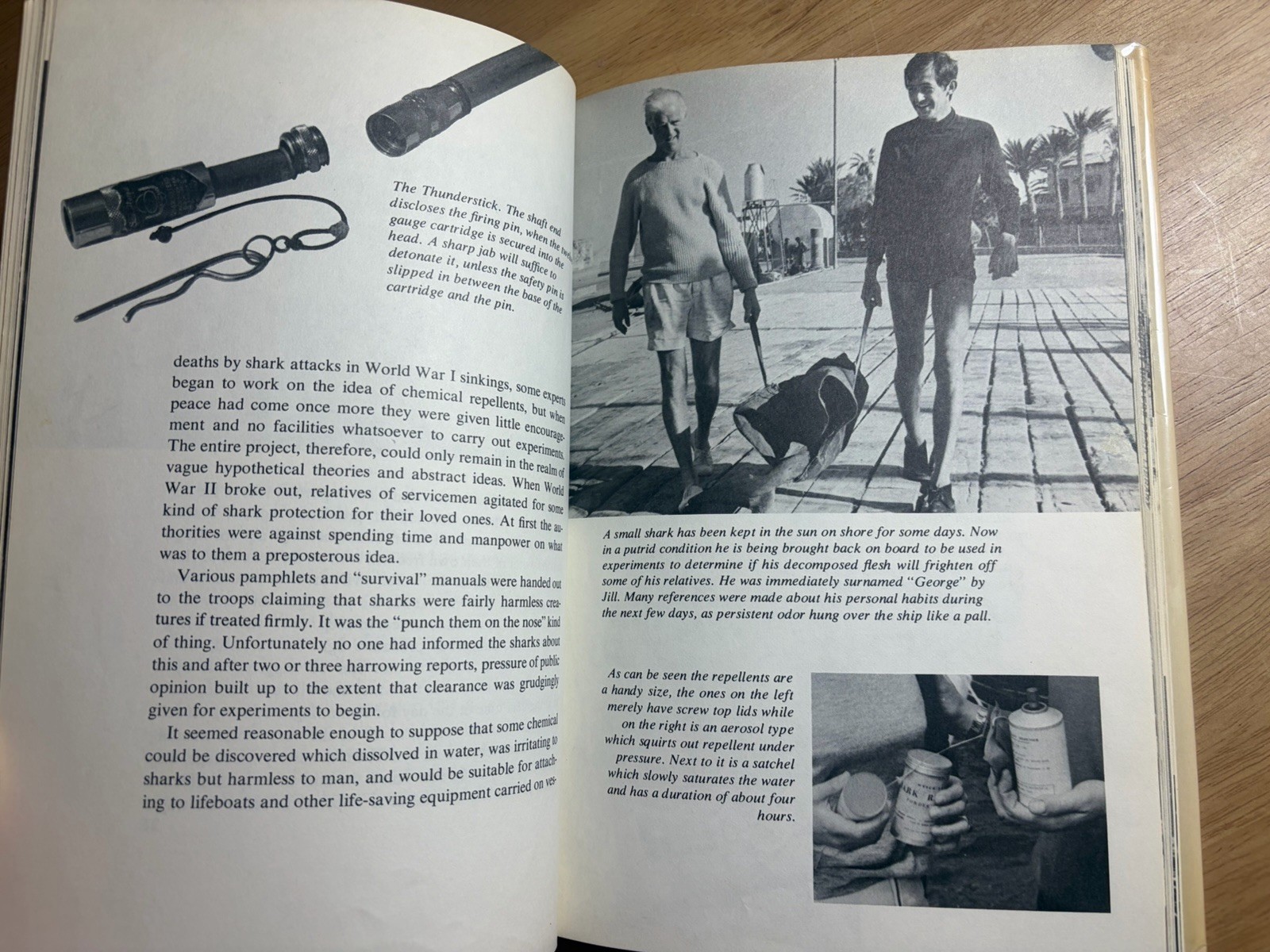 Shark Cage Under the Red Sea Ted Falcon-Barker 1969 HCDJ 1st Ex-Lib