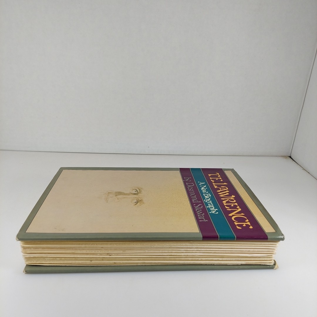 T. E. Lawrence A New Biography Desmond Stewart 1977 Harper & Row 1st Print HCDJ