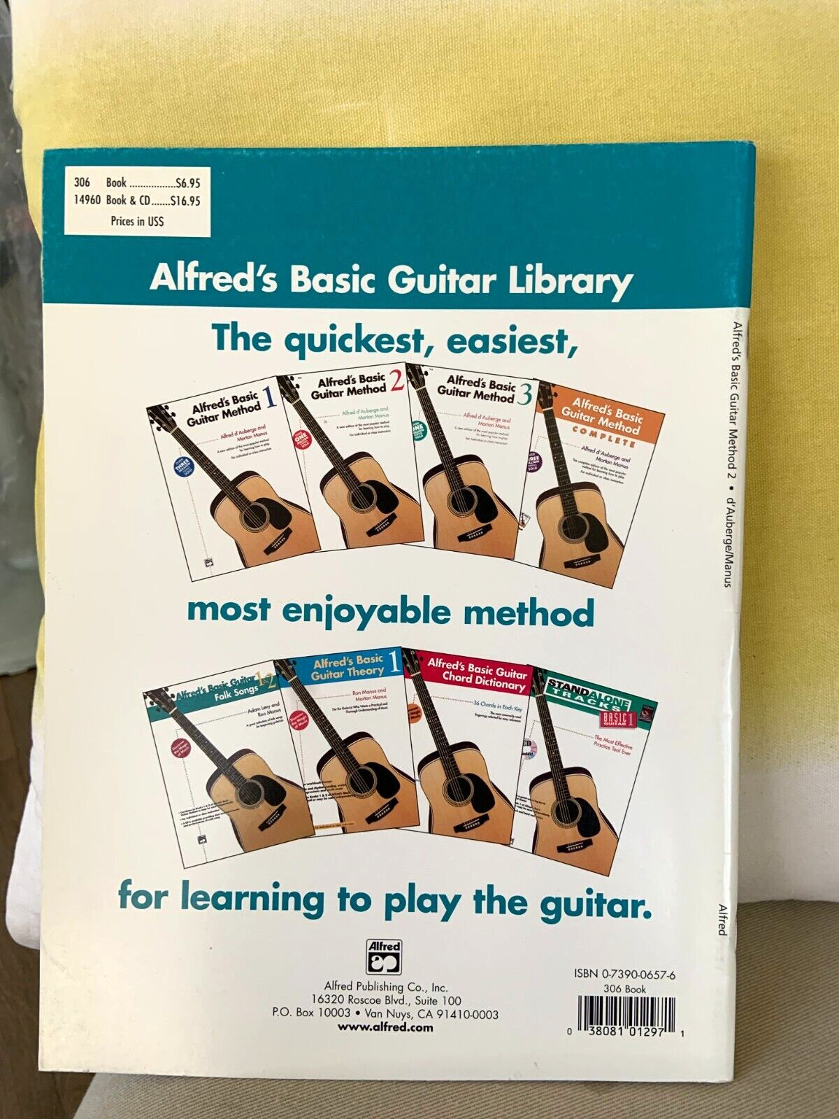 Alfred’s Basic Guitar Method 2 by Alfred d’Auberge; Morton Manus New