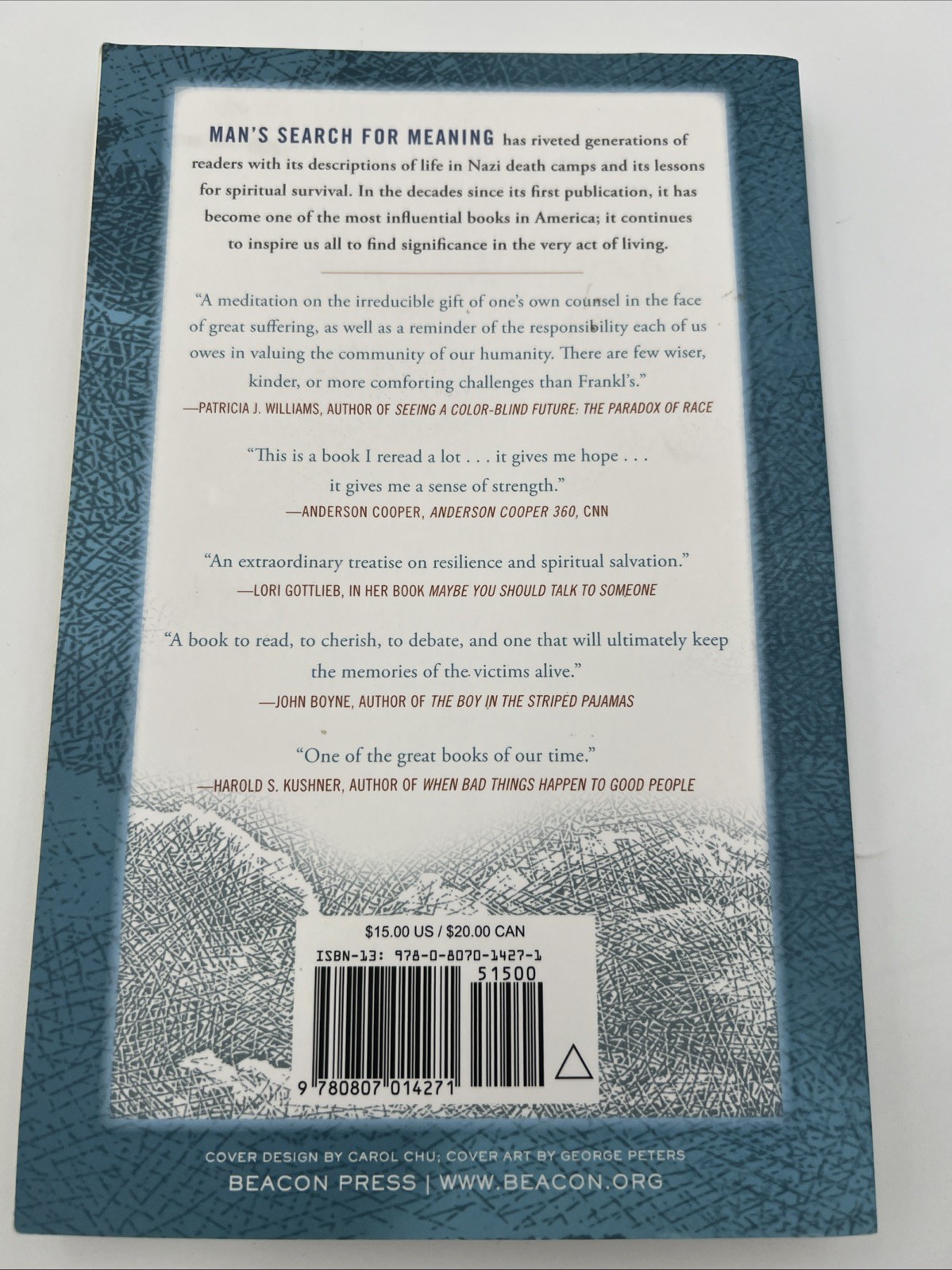 Man’s Search for Meaning, Gift Edition by Frankl, Viktor E. VERY GOOD