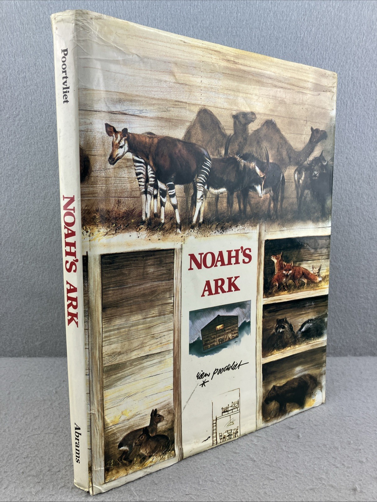 NOAH’S ARK English Edition by Rien Poortvliet Illustrated Oversized HC/DJ